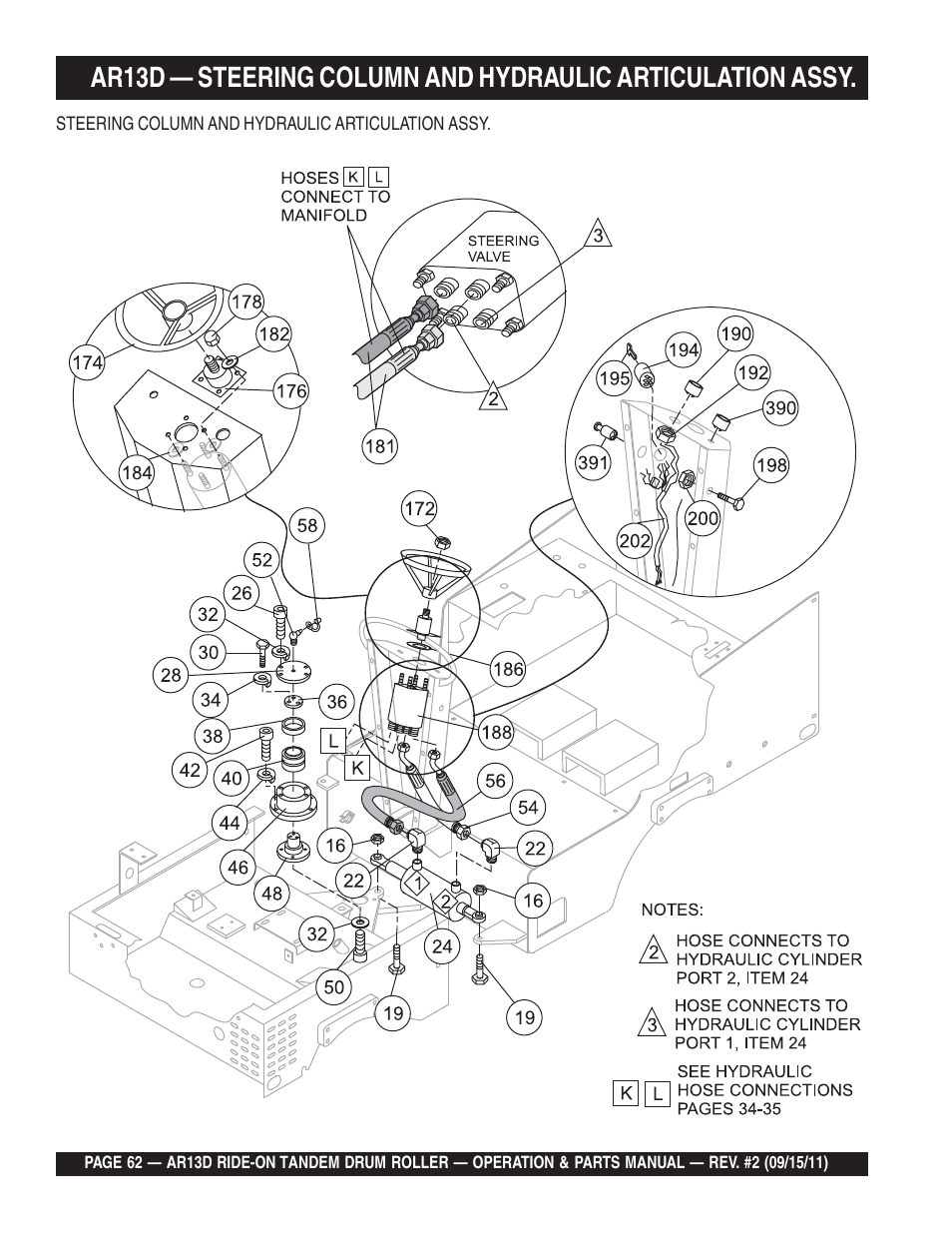 Multiquip RIDE-ON TANDEM DRUM ROLLER AR13D User Manual | Page 62 / 92