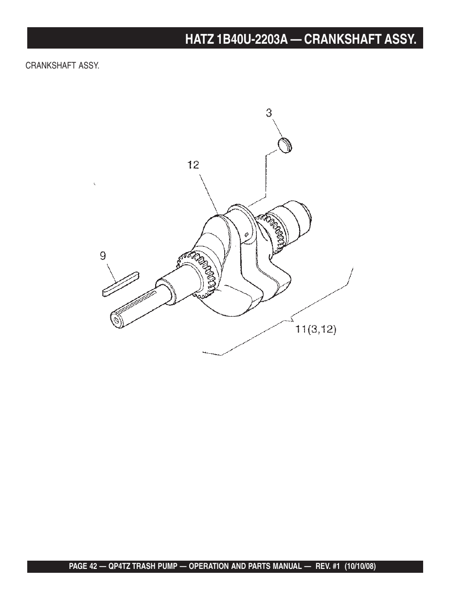 Multiquip Trash Pump QP4TZ User Manual | Page 42 / 92
