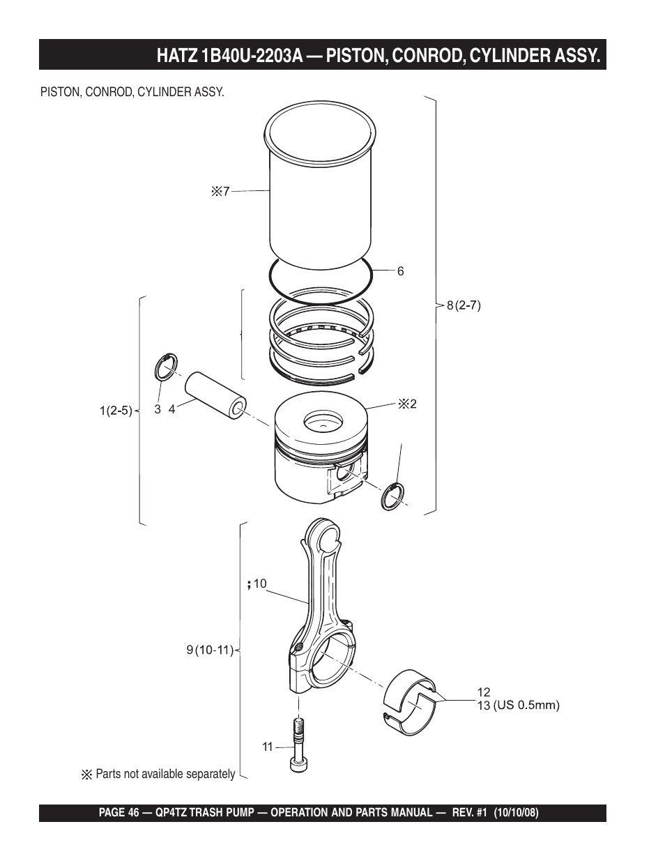 Multiquip Trash Pump QP4TZ User Manual | Page 46 / 92
