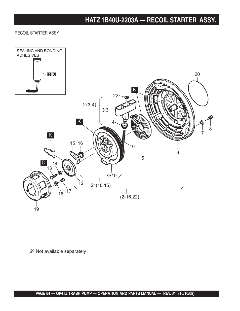 Multiquip Trash Pump QP4TZ User Manual | Page 64 / 92