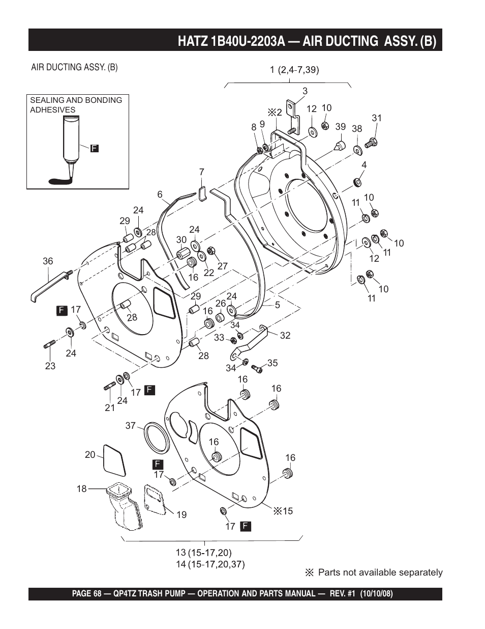 Multiquip Trash Pump QP4TZ User Manual | Page 68 / 92