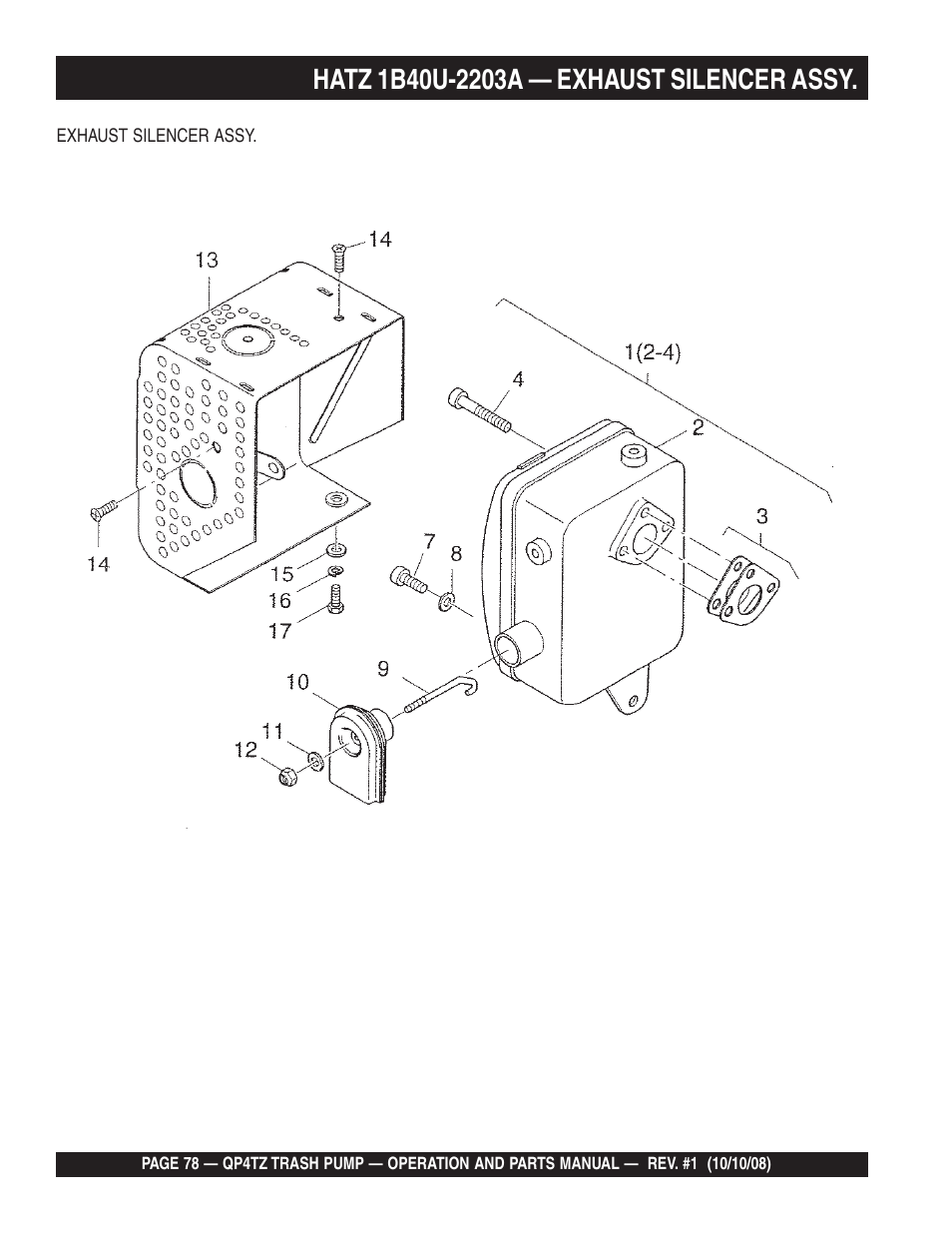 Multiquip Trash Pump QP4TZ User Manual | Page 78 / 92