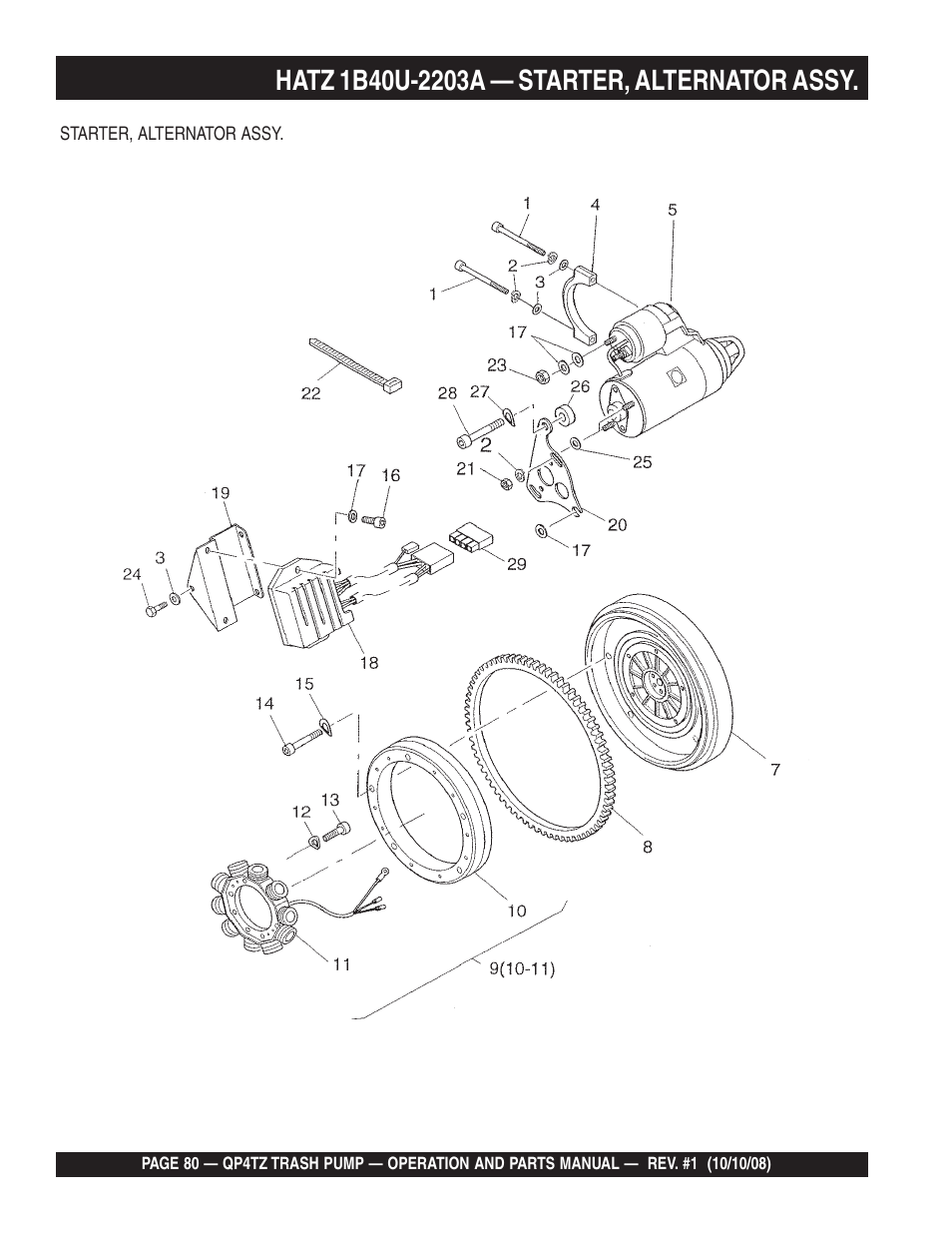 Multiquip Trash Pump QP4TZ User Manual | Page 80 / 92