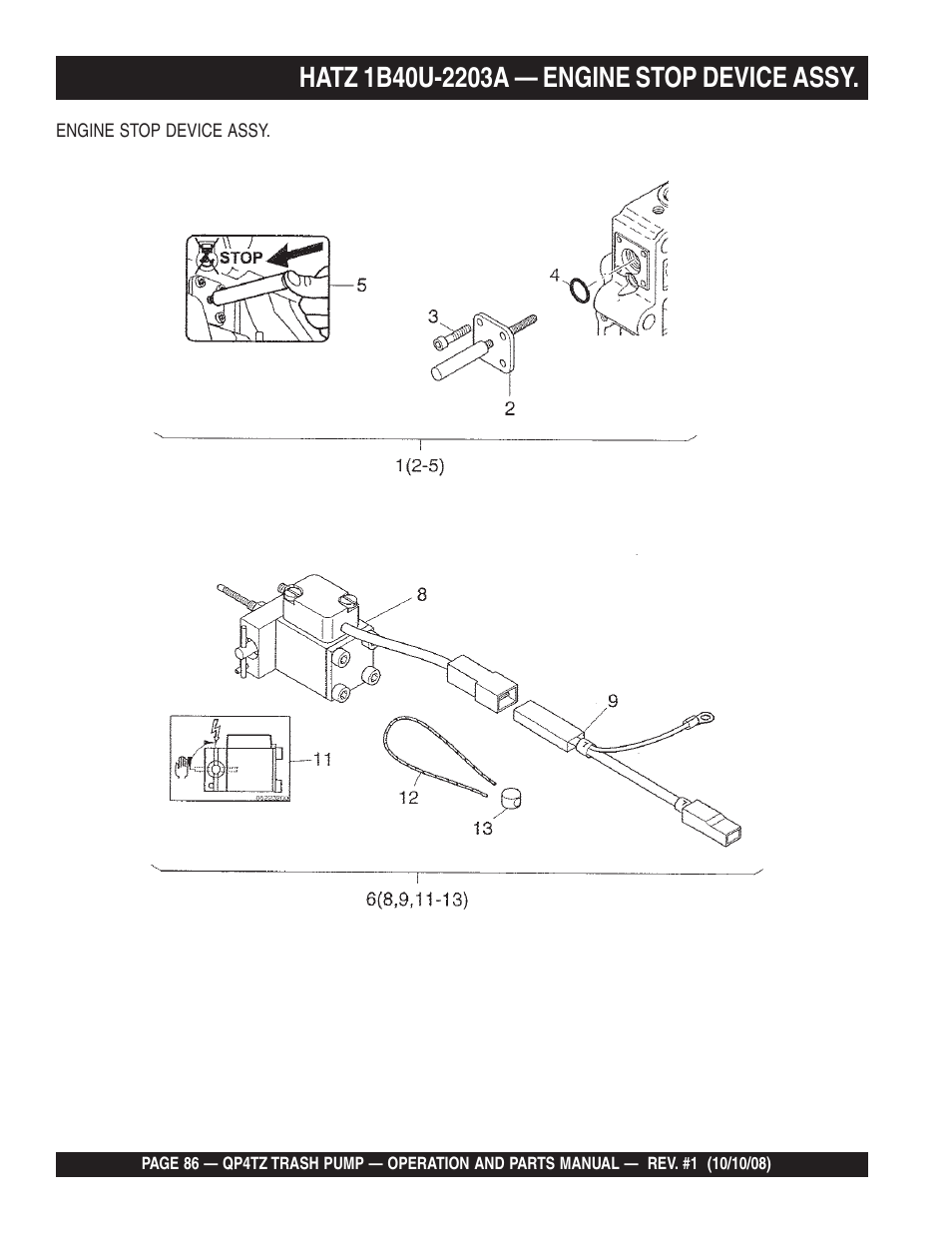 Multiquip Trash Pump QP4TZ User Manual | Page 86 / 92