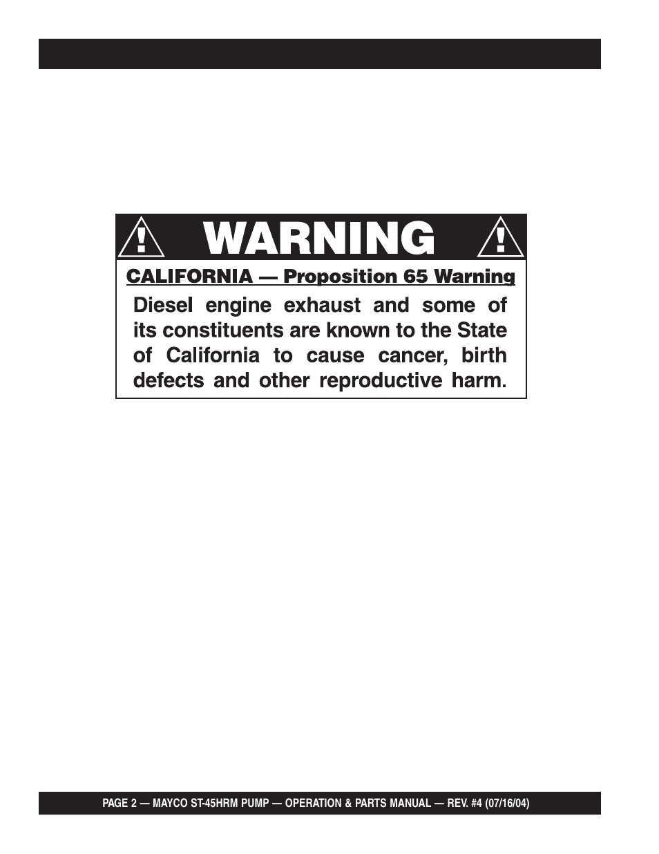 Multiquip SCRUCTURAL CONCRETE PUMP ST-45HRM User Manual | Page 2 / 132