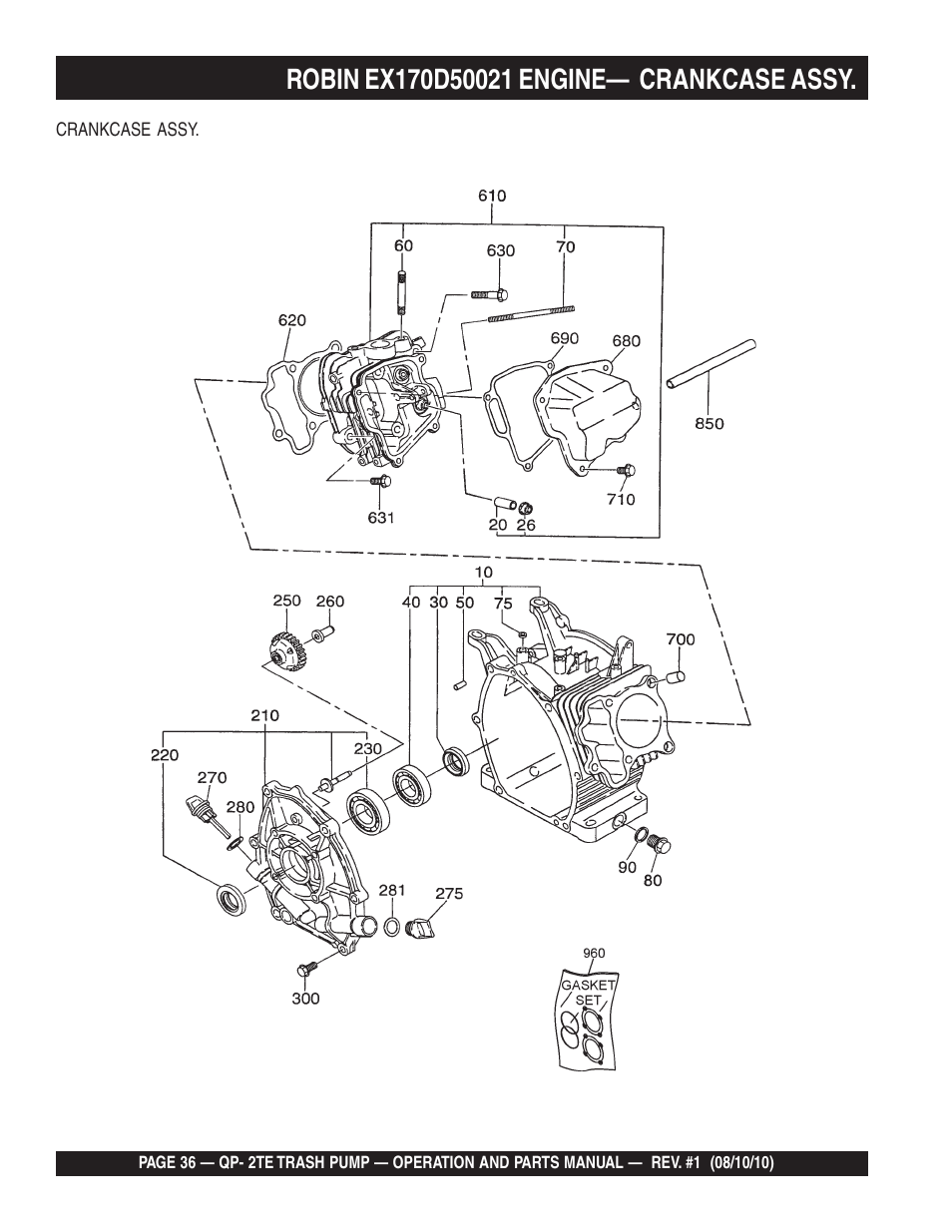 Multiquip Trash Pump Qp-2TE User Manual | Page 36 / 58