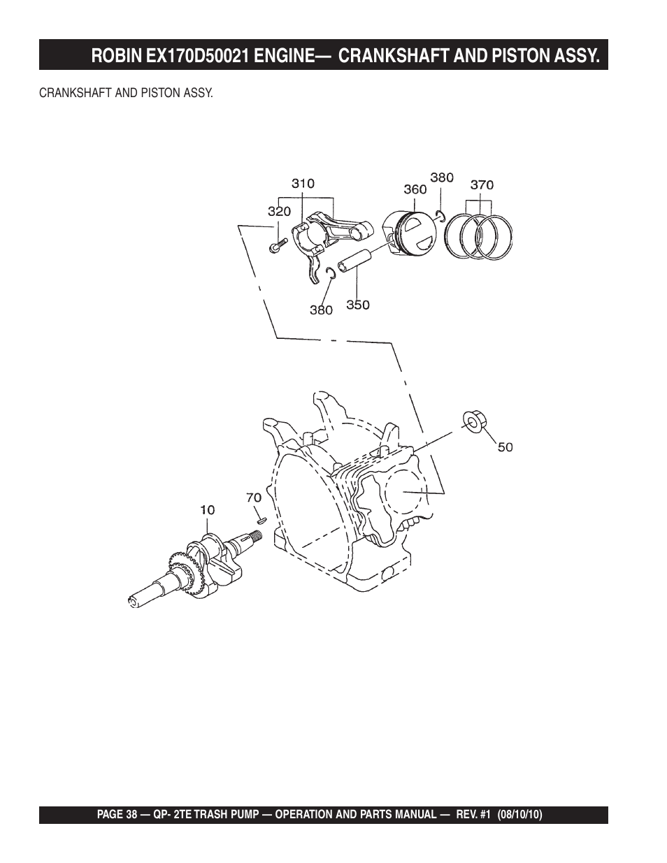 Multiquip Trash Pump Qp-2TE User Manual | Page 38 / 58