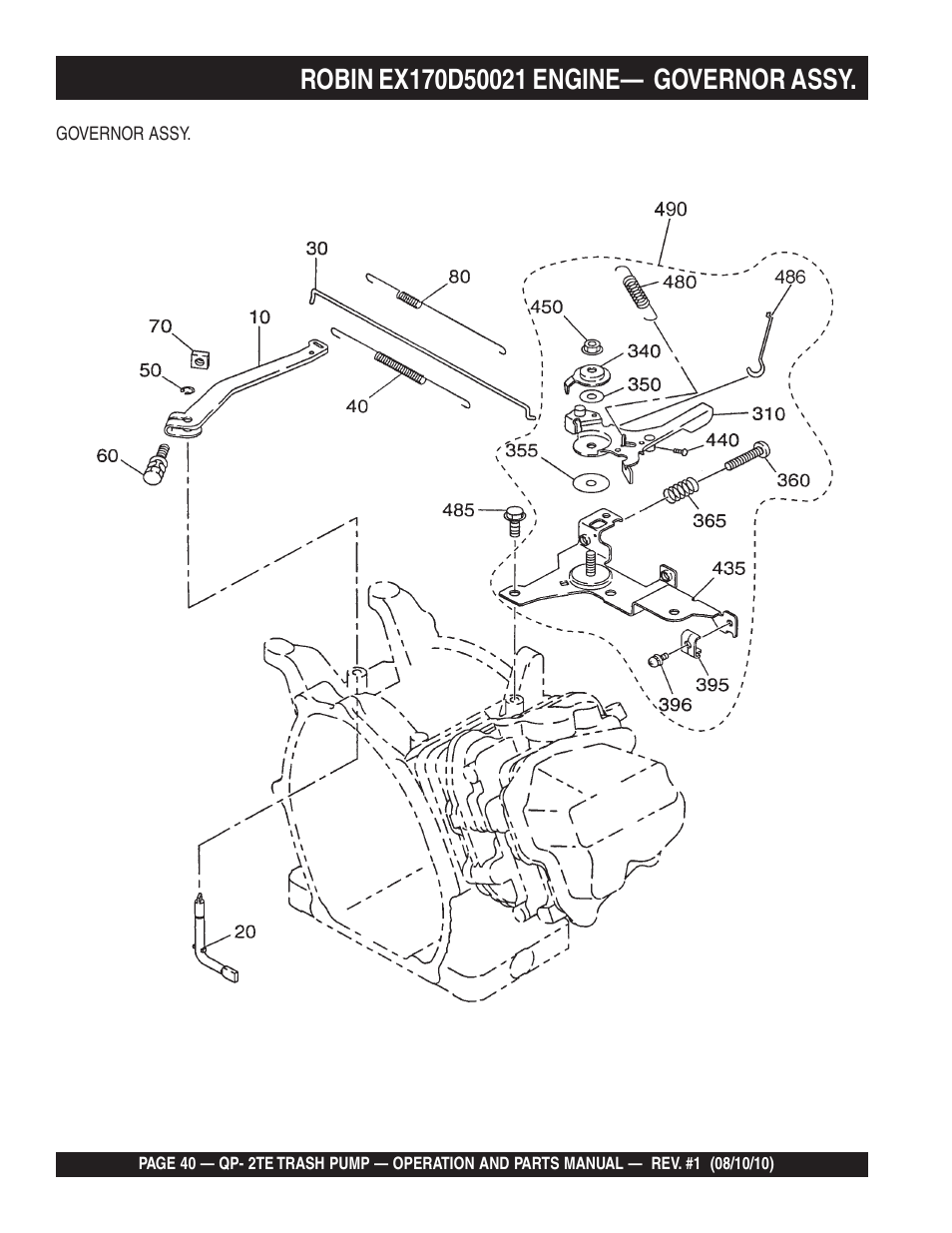 Multiquip Trash Pump Qp-2TE User Manual | Page 40 / 58