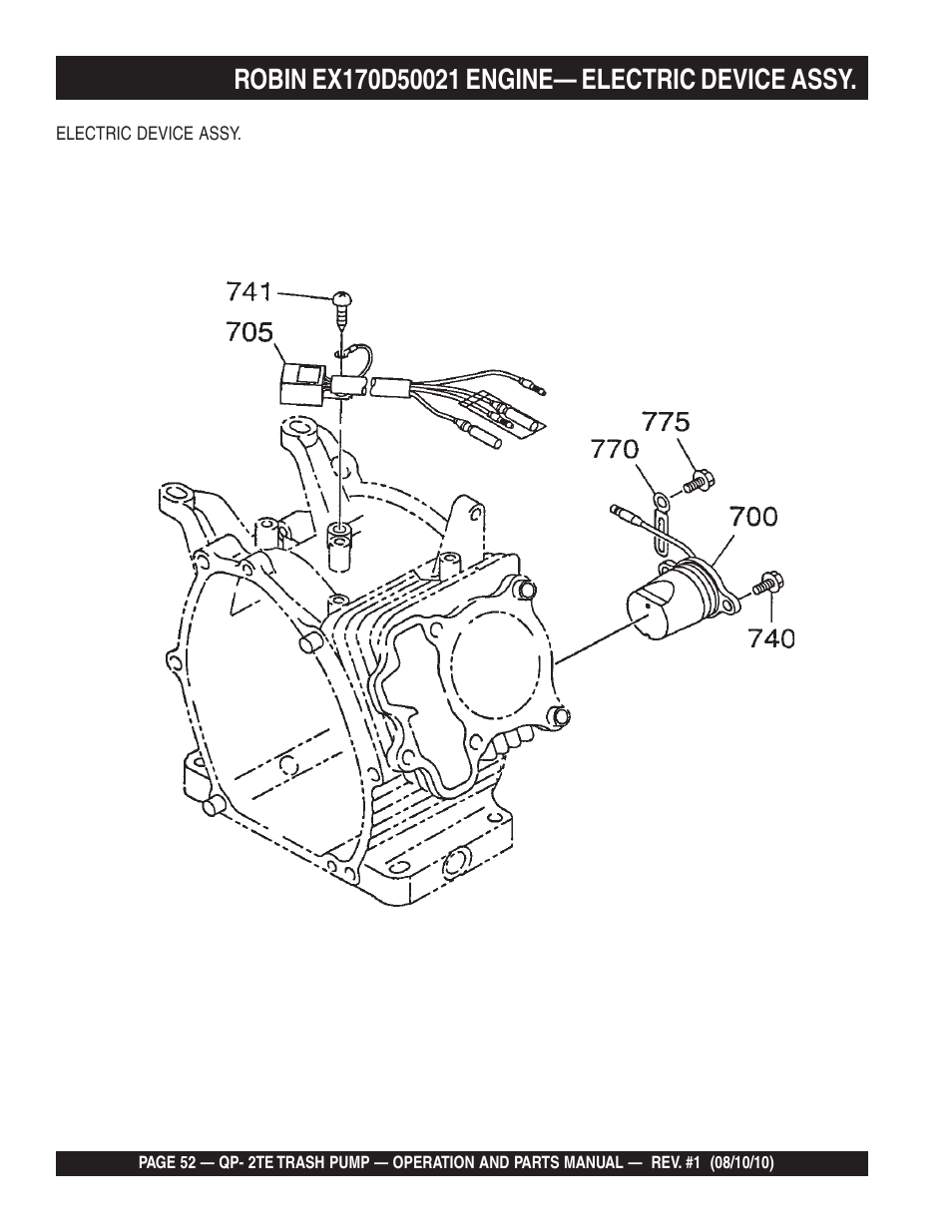 Multiquip Trash Pump Qp-2TE User Manual | Page 52 / 58