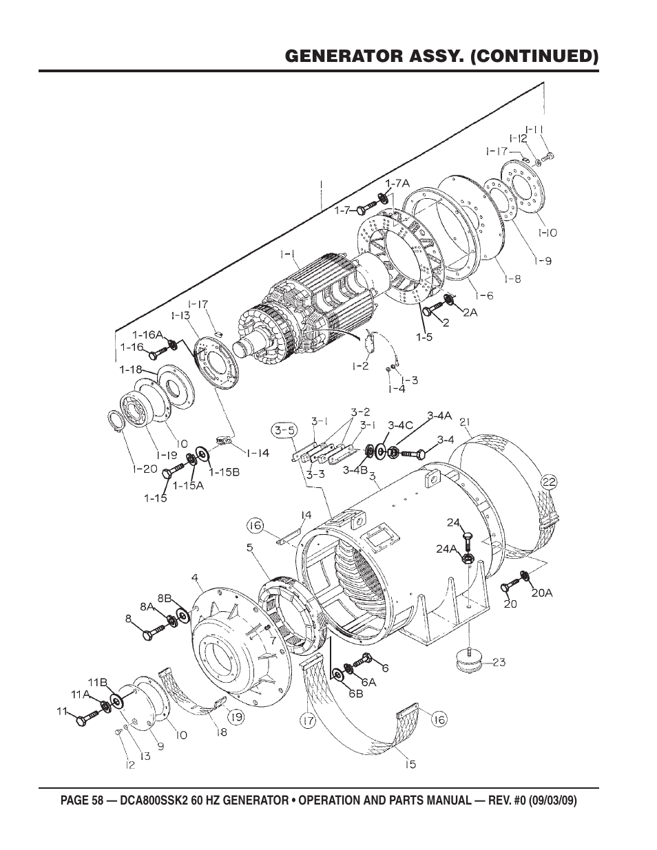 Multiquip MQ POWER WHISPERWATT SERIES  60HZ GENERATOR (STD.) (KOMATSU SAA6D170E-3 DIESEL ENGINE) DCA800SSK2 User Manual | Page 58 / 114