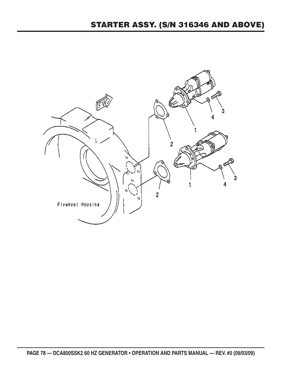 Multiquip MQ POWER WHISPERWATT SERIES  60HZ GENERATOR (STD.) (KOMATSU SAA6D170E-3 DIESEL ENGINE) DCA800SSK2 User Manual | Page 78 / 114