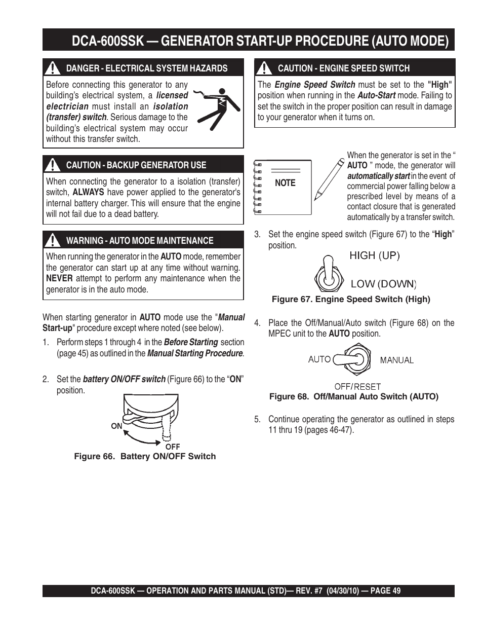 Multiquip DCA-600SSK User Manual | Page 49 / 116