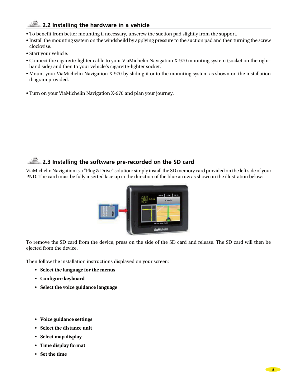 Michelin X970 User Manual | Page 10 / 100