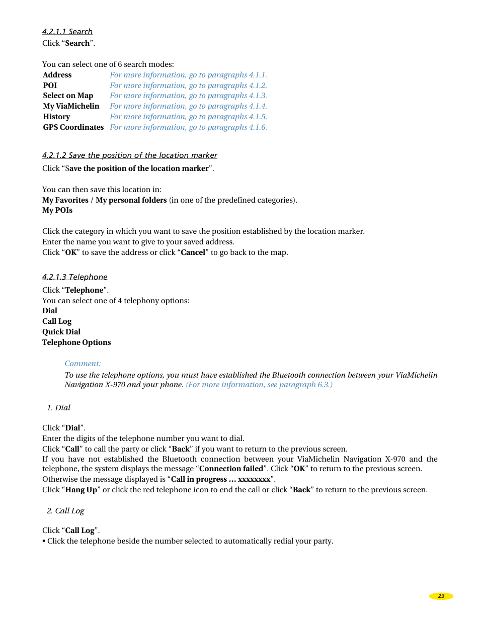 Michelin X970 User Manual | Page 25 / 100