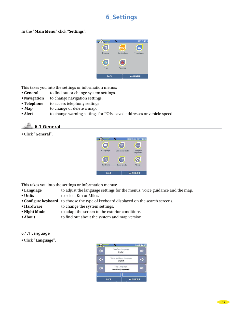 6_settings | Michelin X970 User Manual | Page 35 / 100