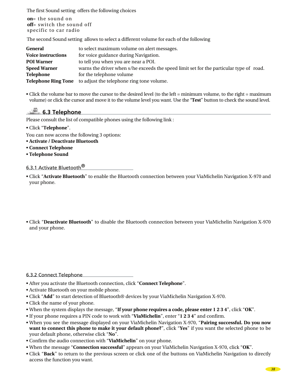 Michelin X970 User Manual | Page 40 / 100