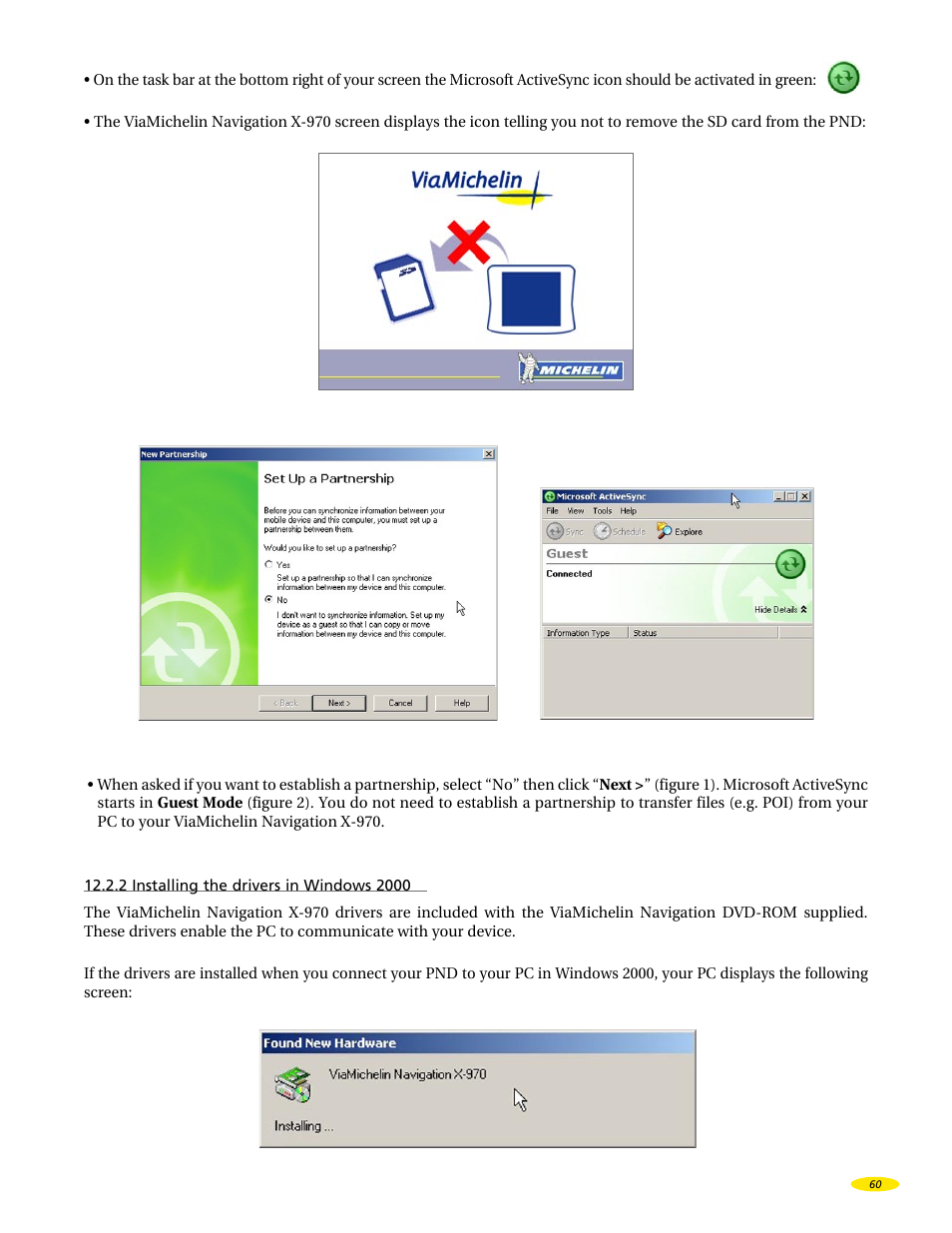 Michelin X970 User Manual | Page 62 / 100