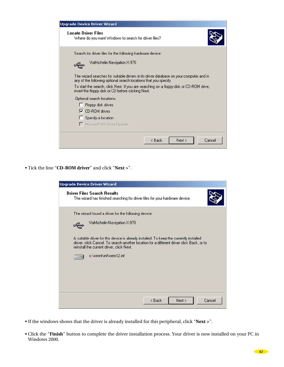 Michelin X970 User Manual | Page 64 / 100