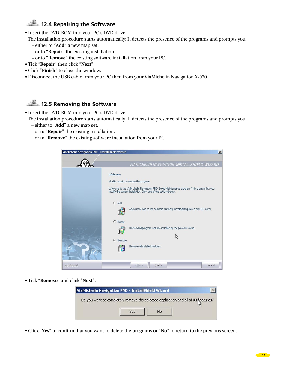 Michelin X970 User Manual | Page 75 / 100