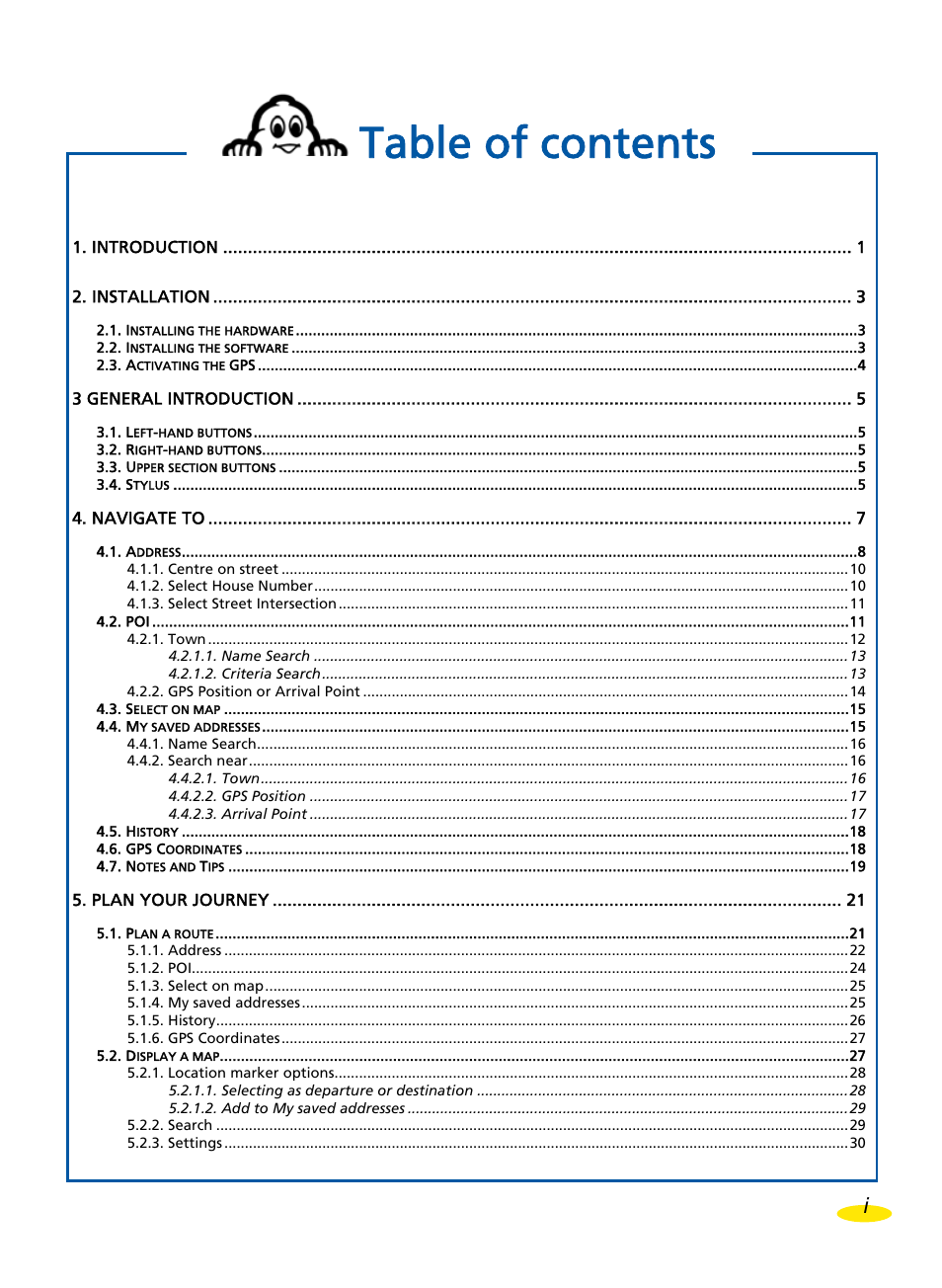 Michelin Navigation User Manual | Page 2 / 89