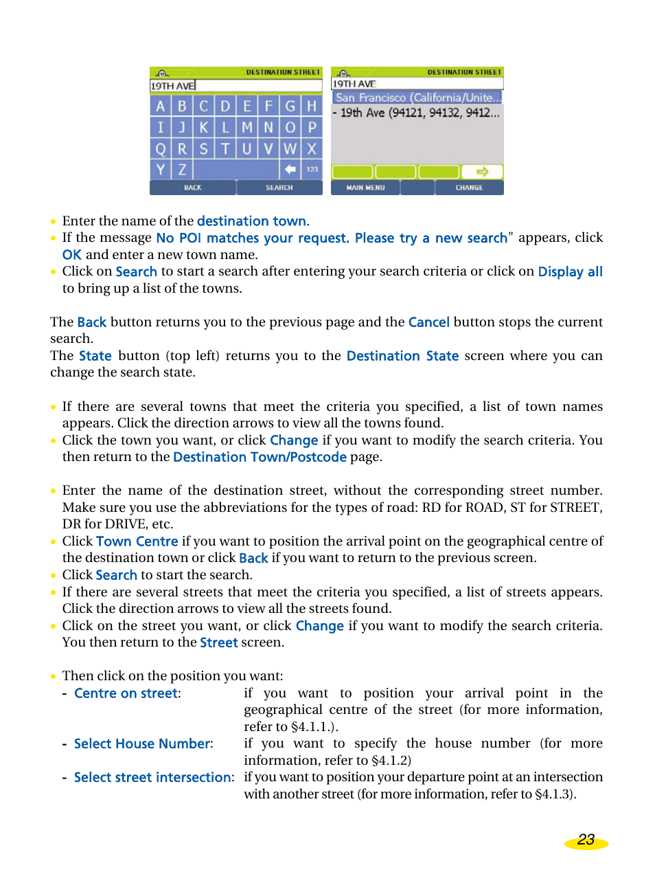 Michelin Navigation User Manual | Page 27 / 89