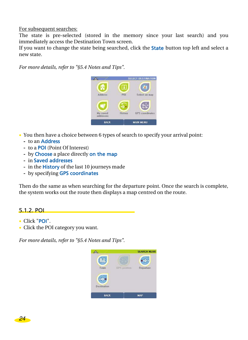 Michelin Navigation User Manual | Page 28 / 89