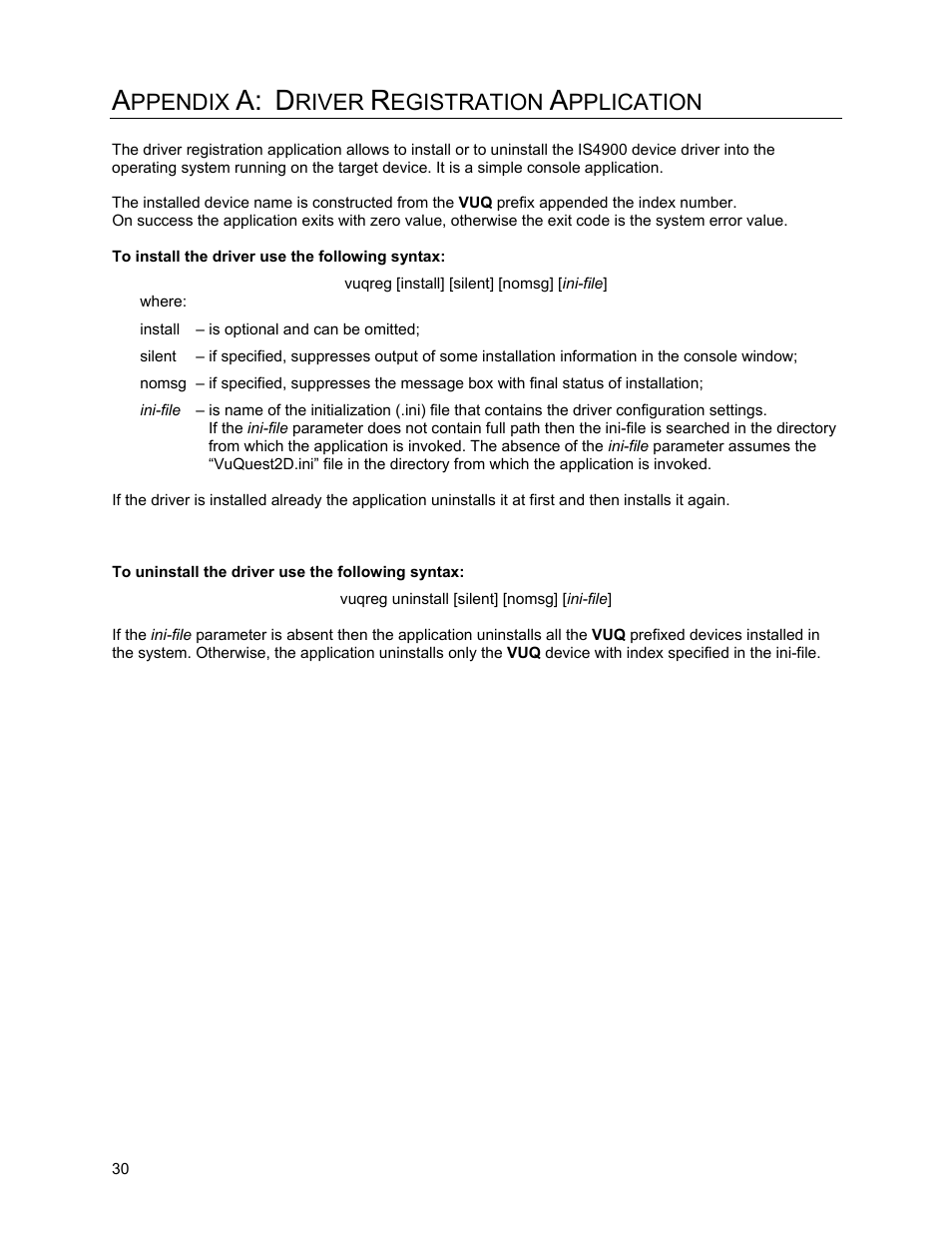 Appendix a: driver registration application, Ppendix, River | Egistration, Pplication | Metrologic Instruments IS4910 Series User Manual | Page 36 / 42