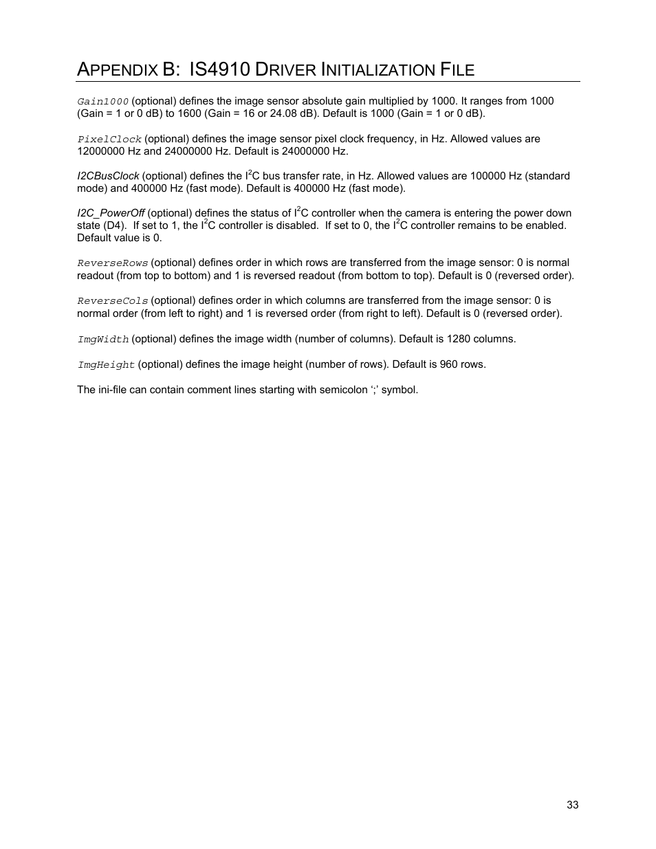 Is4910, Ppendix, River | Nitialization | Metrologic Instruments IS4910 Series User Manual | Page 39 / 42