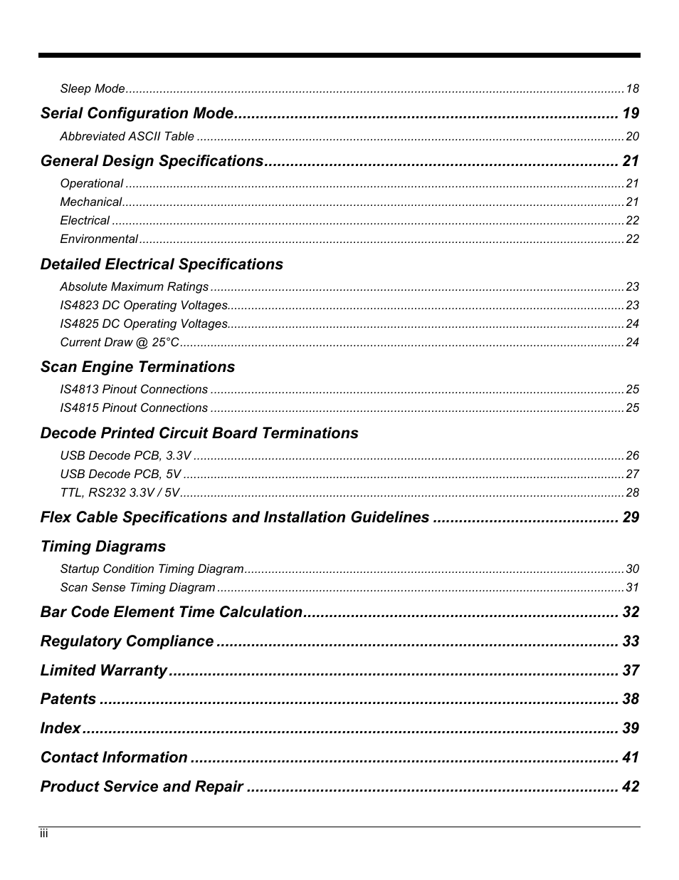 Metrologic Instruments IS4823 User Manual | Page 4 / 48