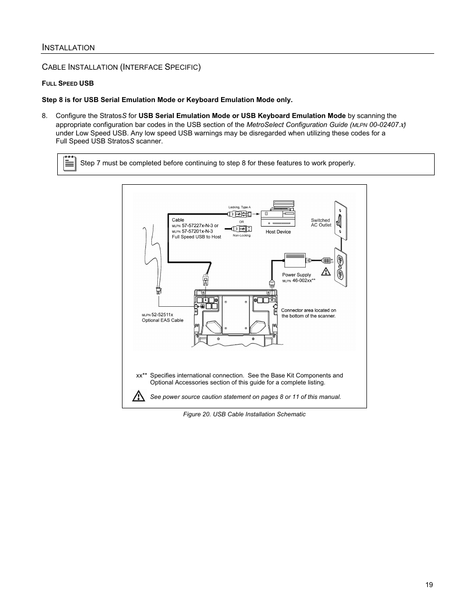 Usb serial emulation mode, Keyboard emulation mode | Metrologic Instruments StratosS MS2222 User Manual | Page 23 / 68