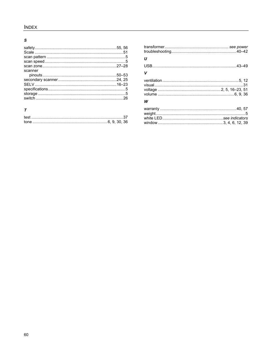 Metrologic Instruments StratosS MS2222 User Manual | Page 64 / 68