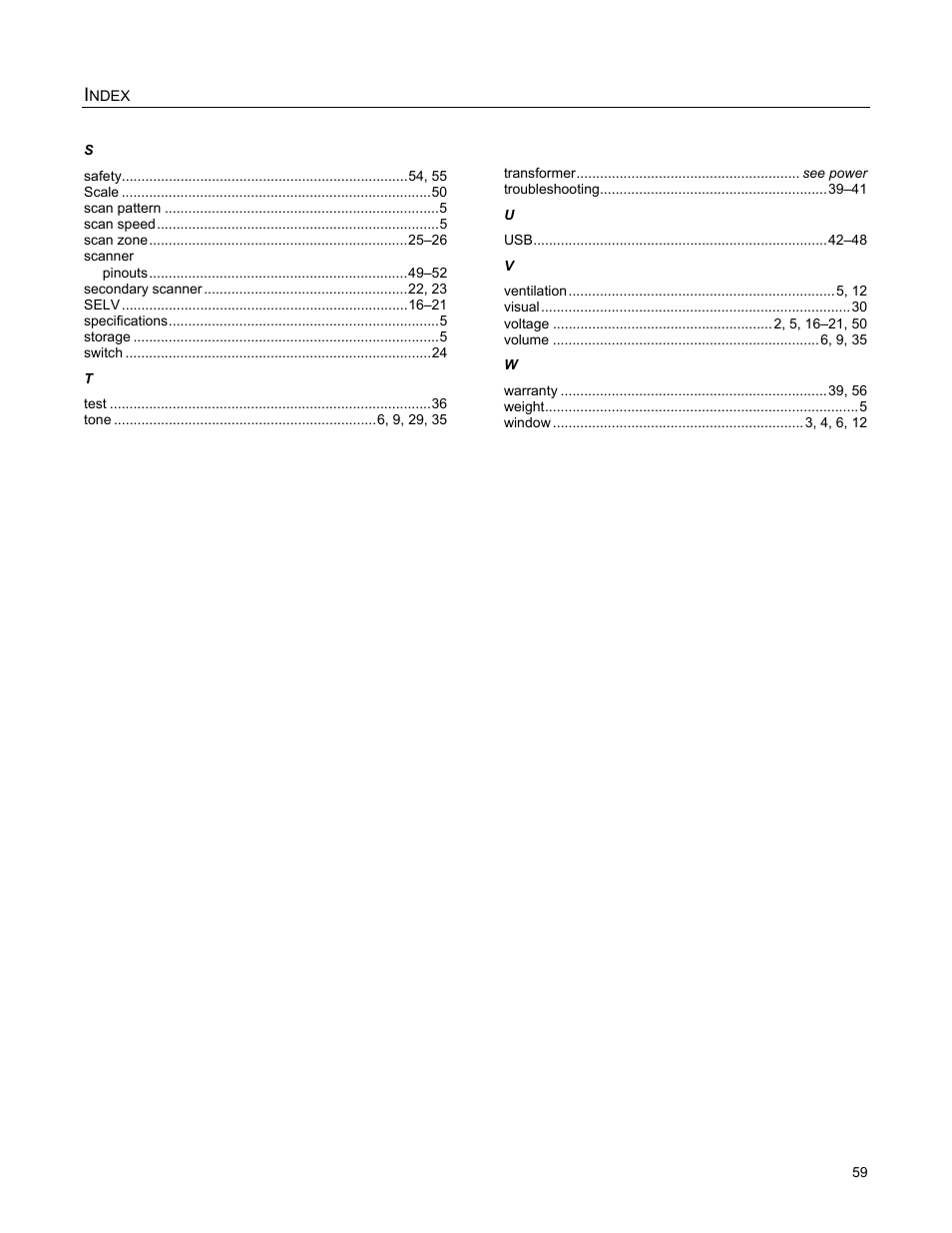 Metrologic Instruments MS2421 User Manual | Page 63 / 66