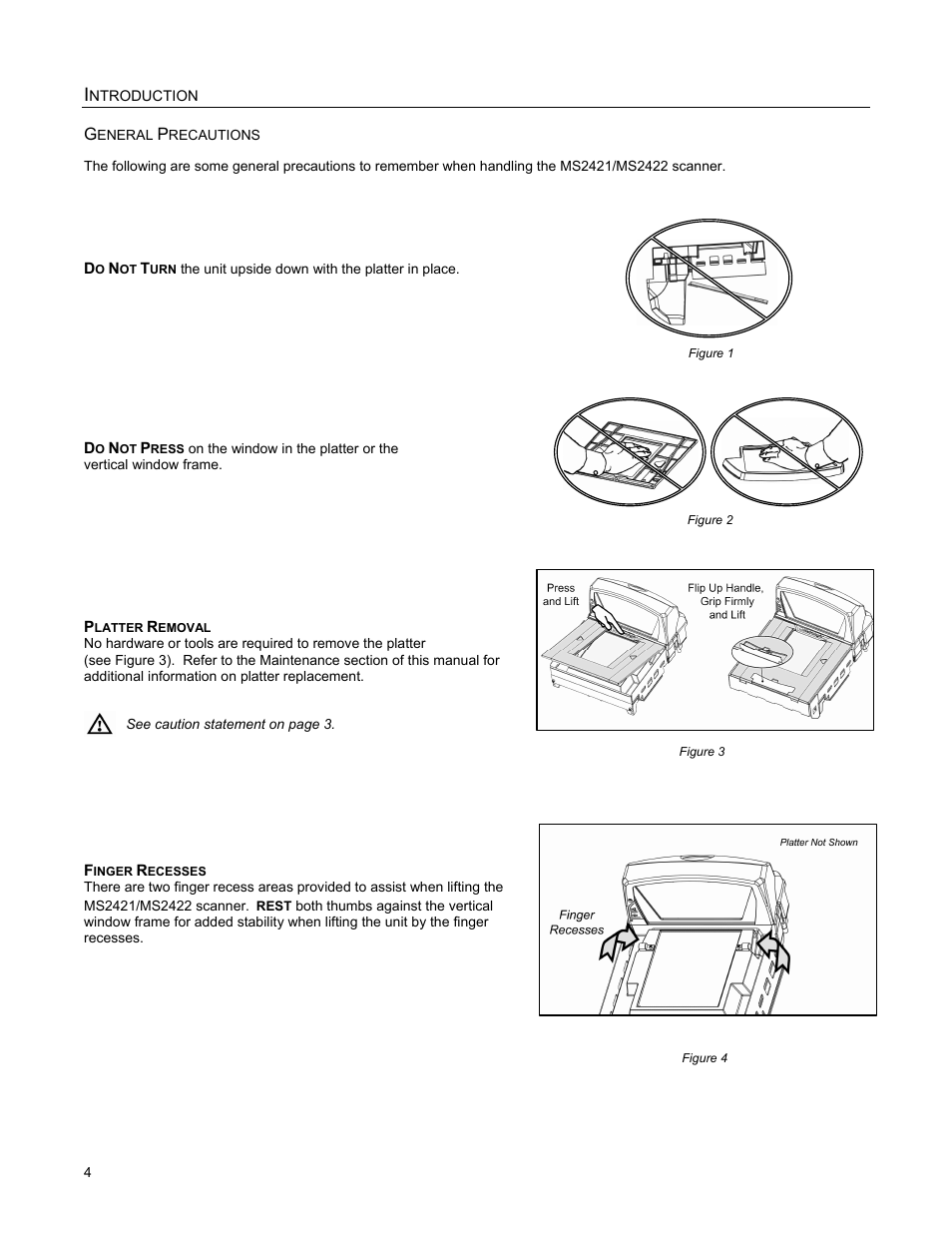 General precautions | Metrologic Instruments MS2421 User Manual | Page 8 / 66