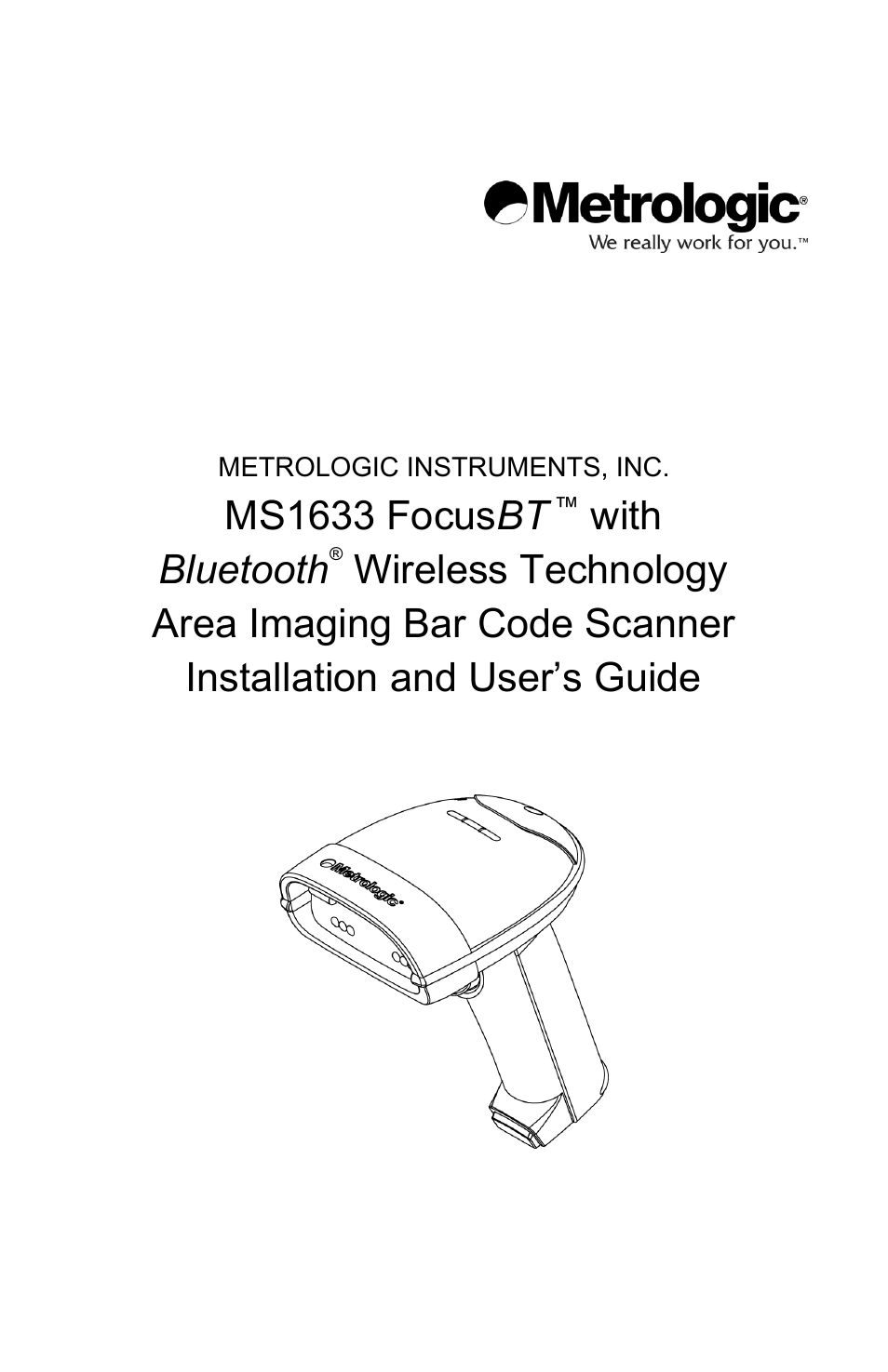 Metrologic Instruments FocusBT MS1633 User Manual | 52 pages