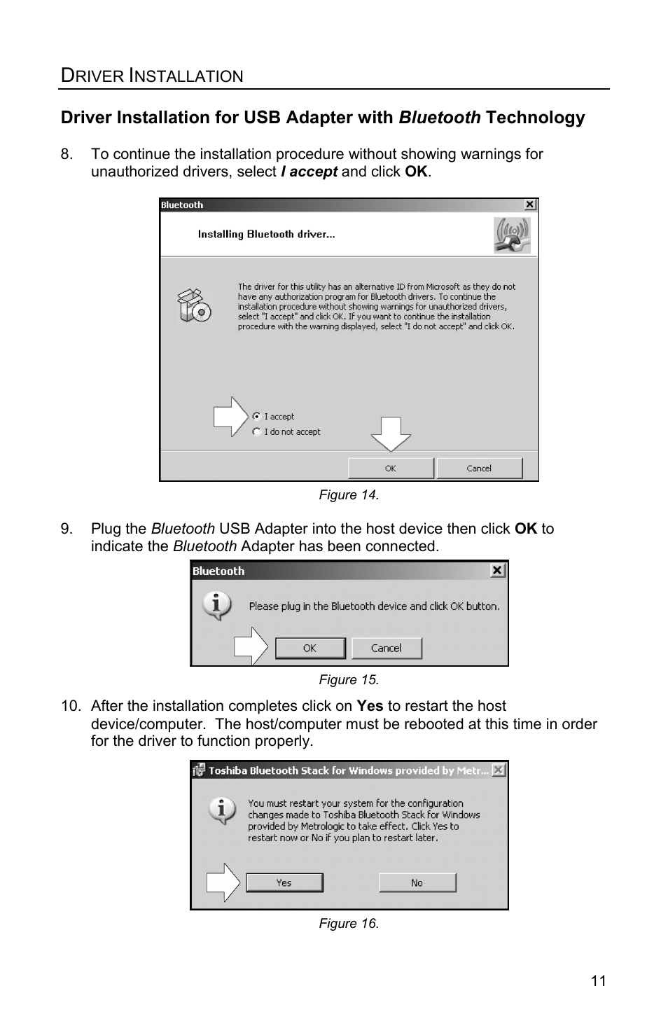 Metrologic Instruments FocusBT MS1633 User Manual | Page 15 / 52