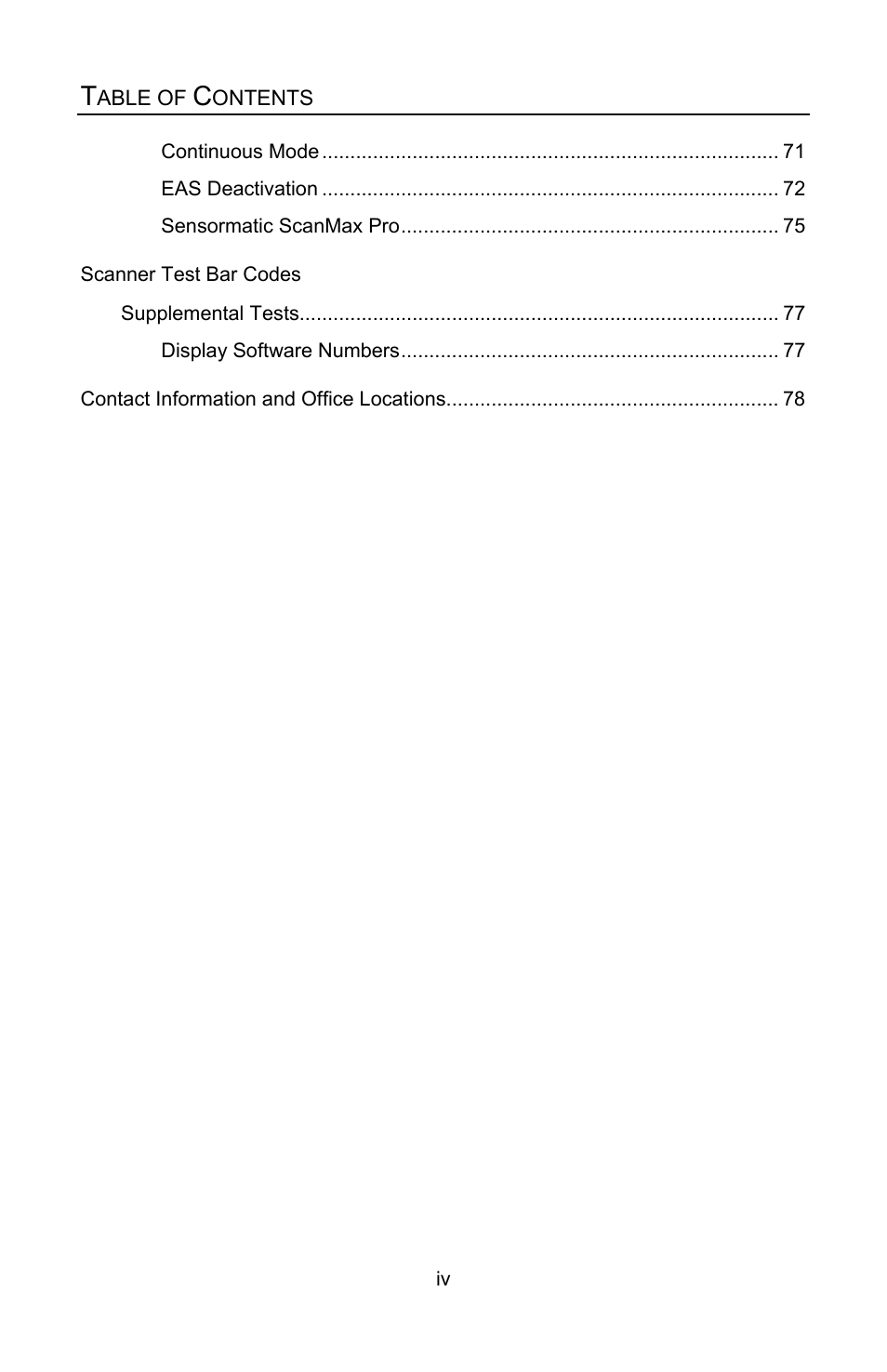 Metrologic Instruments Stratos MS2xxx Series User Manual | Page 5 / 88