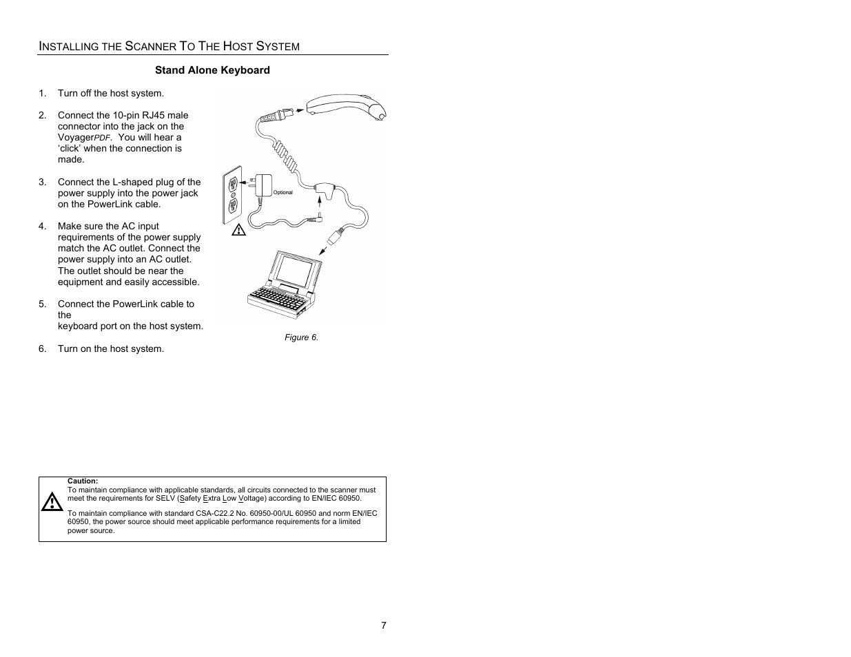 Stand alone keyboard | Metrologic Instruments MS9524 User Manual | Page 11 / 56