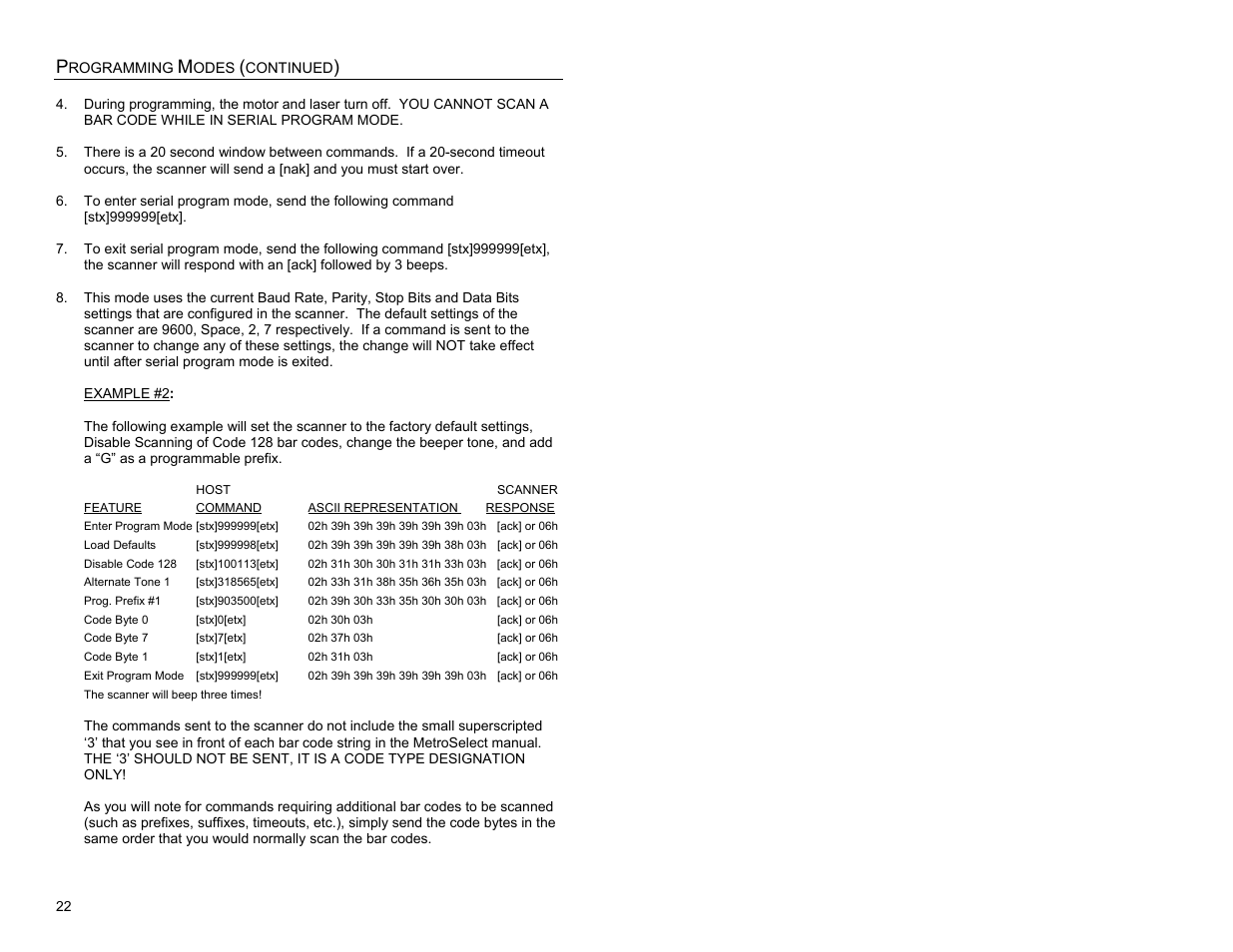 Metrologic Instruments MS9524 User Manual | Page 26 / 56