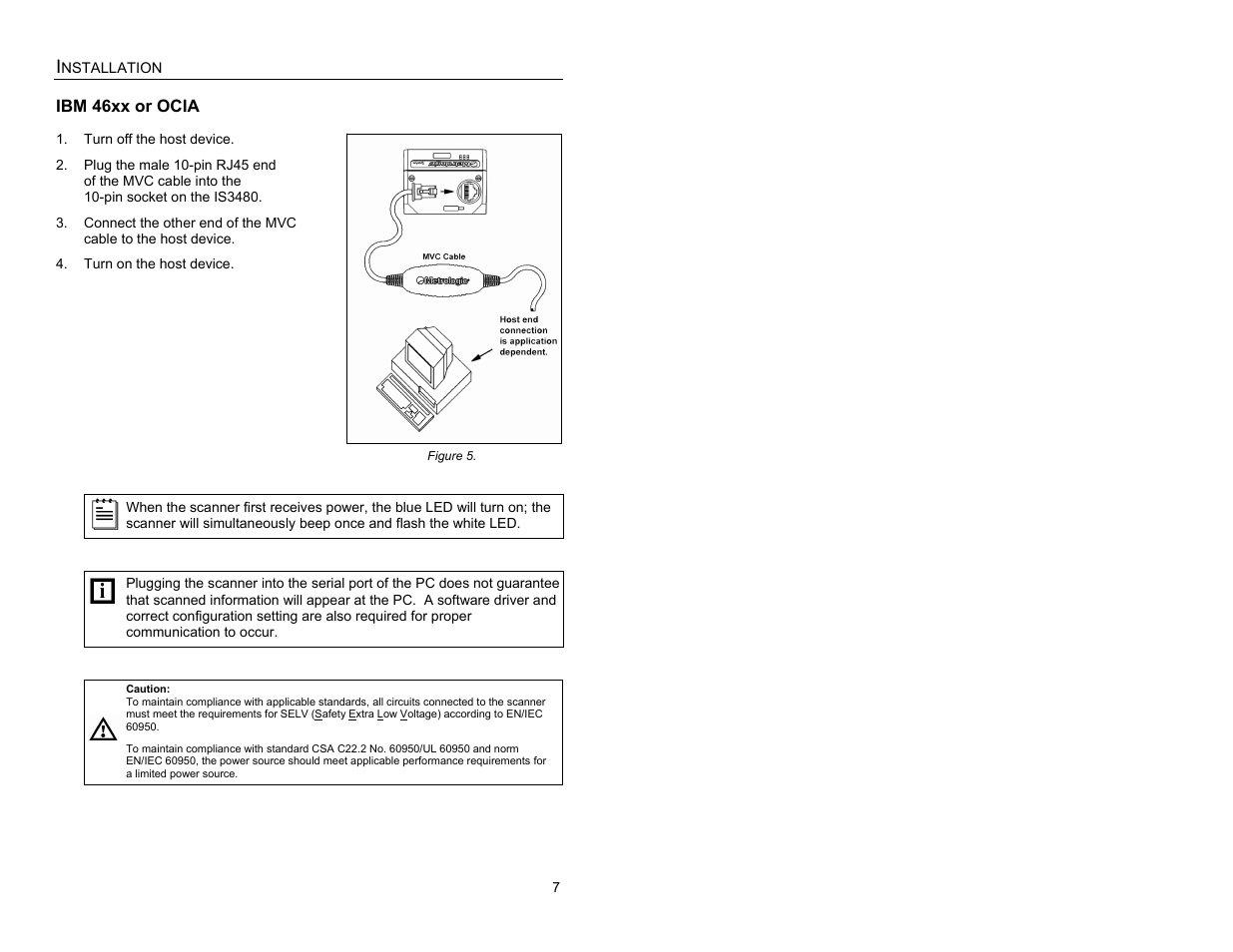 Ibm 46xx or ocia | Metrologic Instruments QUANTUME IS3480 User Manual | Page 11 / 56