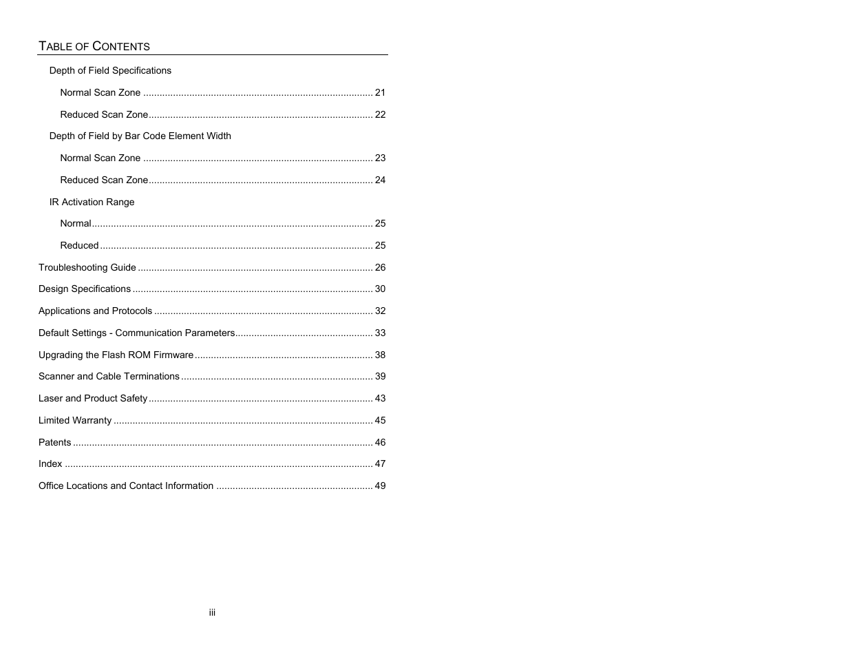 Metrologic Instruments QUANTUME IS3480 User Manual | Page 4 / 56