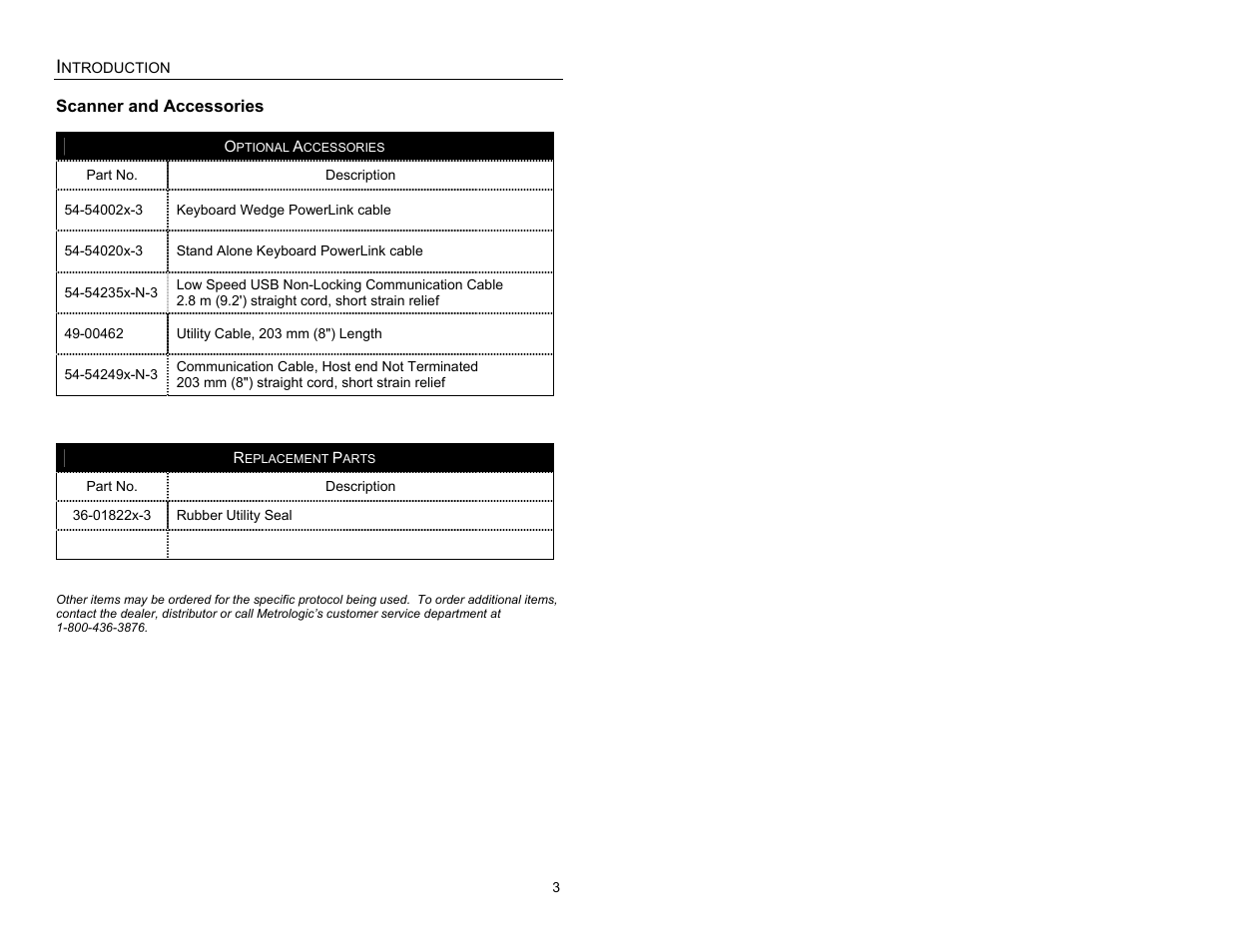 Metrologic Instruments QUANTUME IS3480 User Manual | Page 7 / 56