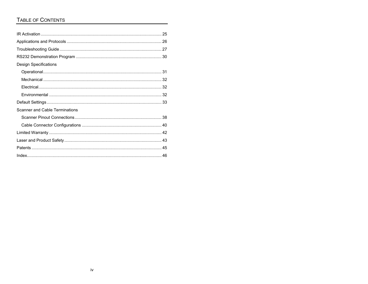 Metrologic Instruments MS9500 Voyager User Manual | Page 5 / 56