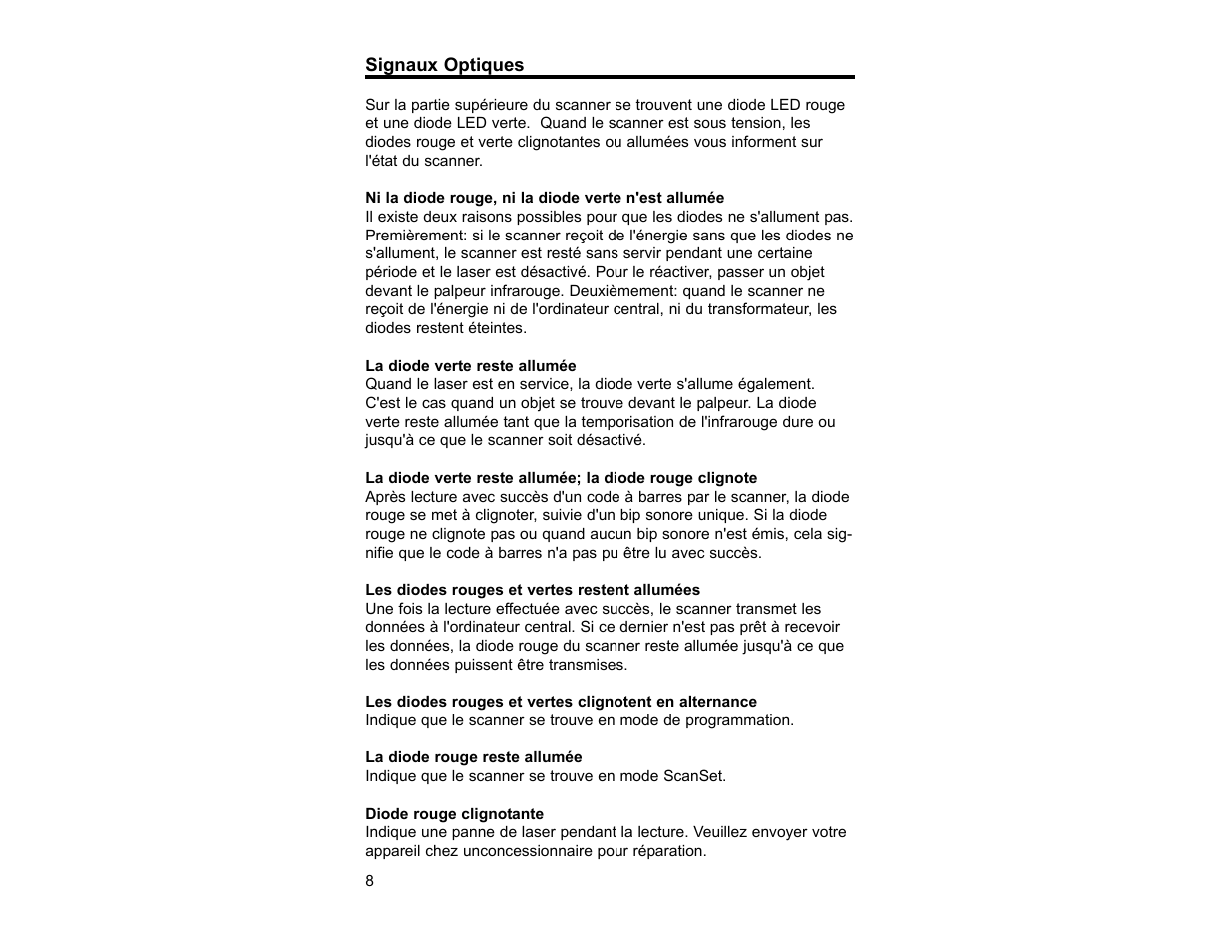 Metrologic Instruments TECH 7 User Manual | Page 12 / 32