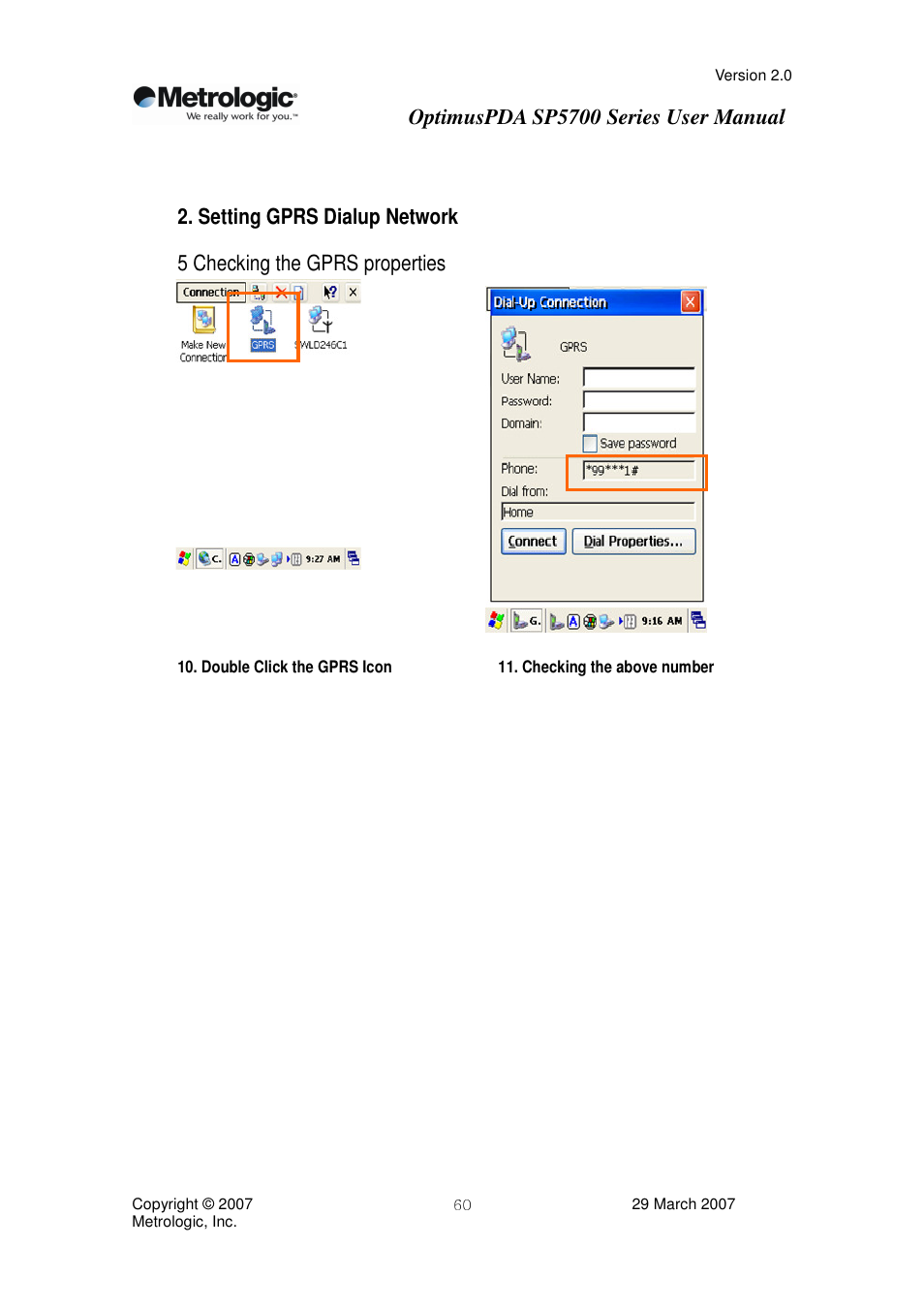 Optimuspda sp5700 series user manual | Metrologic Instruments SP5700 Series User Manual | Page 60 / 67