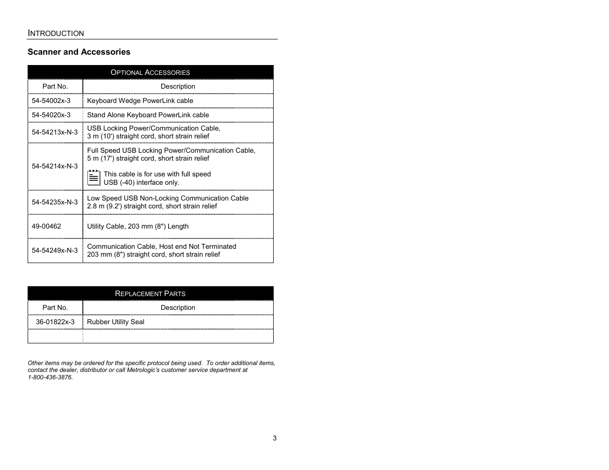 Metrologic Instruments IS3480-00 User Manual | Page 7 / 56