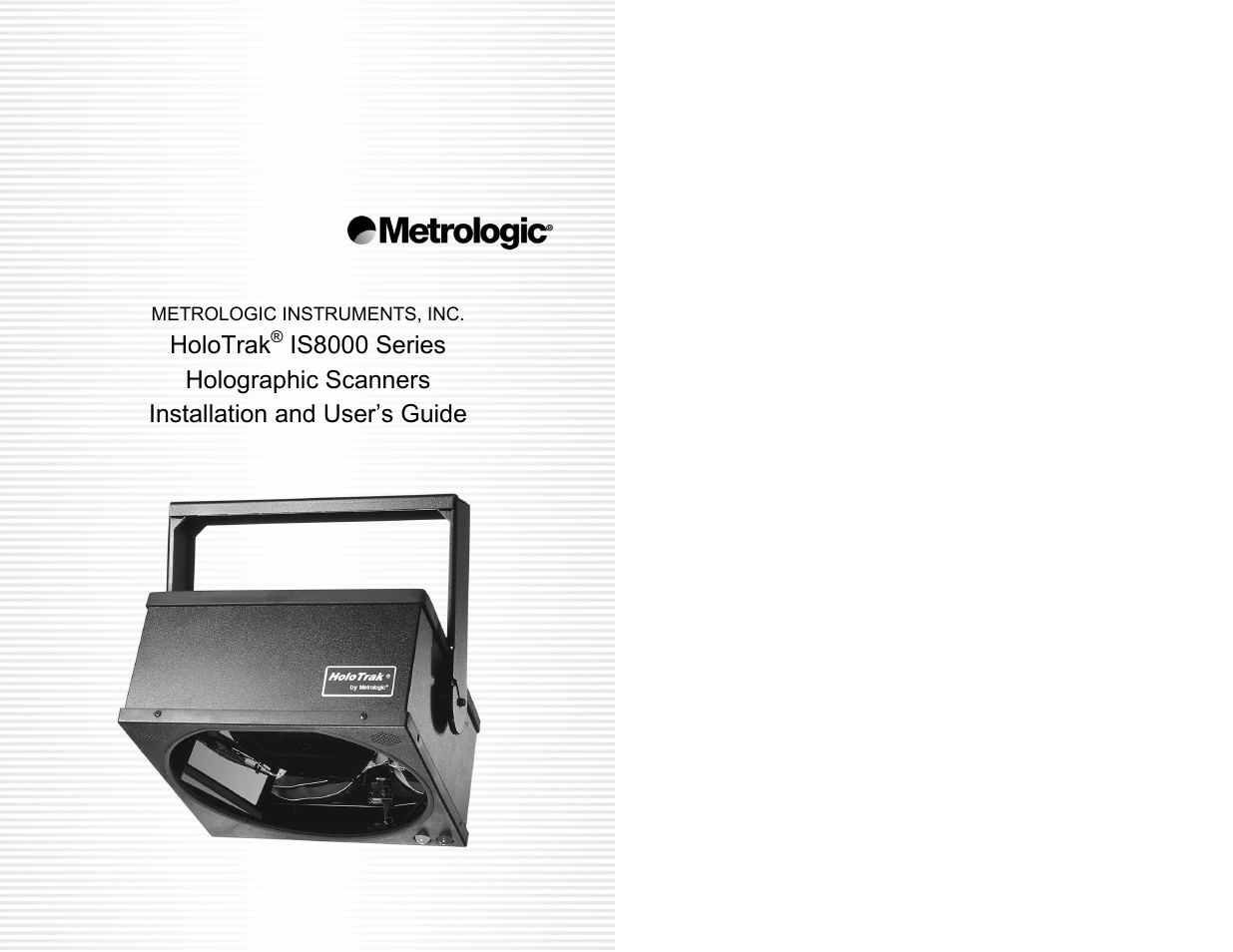 Metrologic Instruments IS8000 Series User Manual | 40 pages