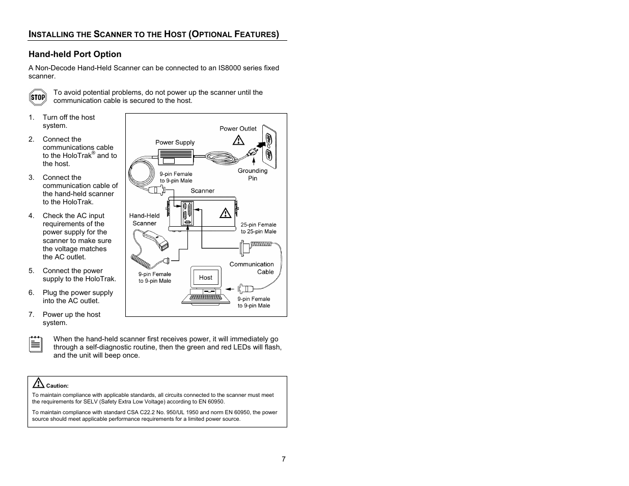 Hand-held port option | Metrologic Instruments IS8000 Series User Manual | Page 11 / 40