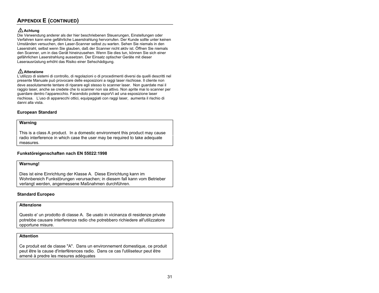 Metrologic Instruments IS8000 Series User Manual | Page 35 / 40