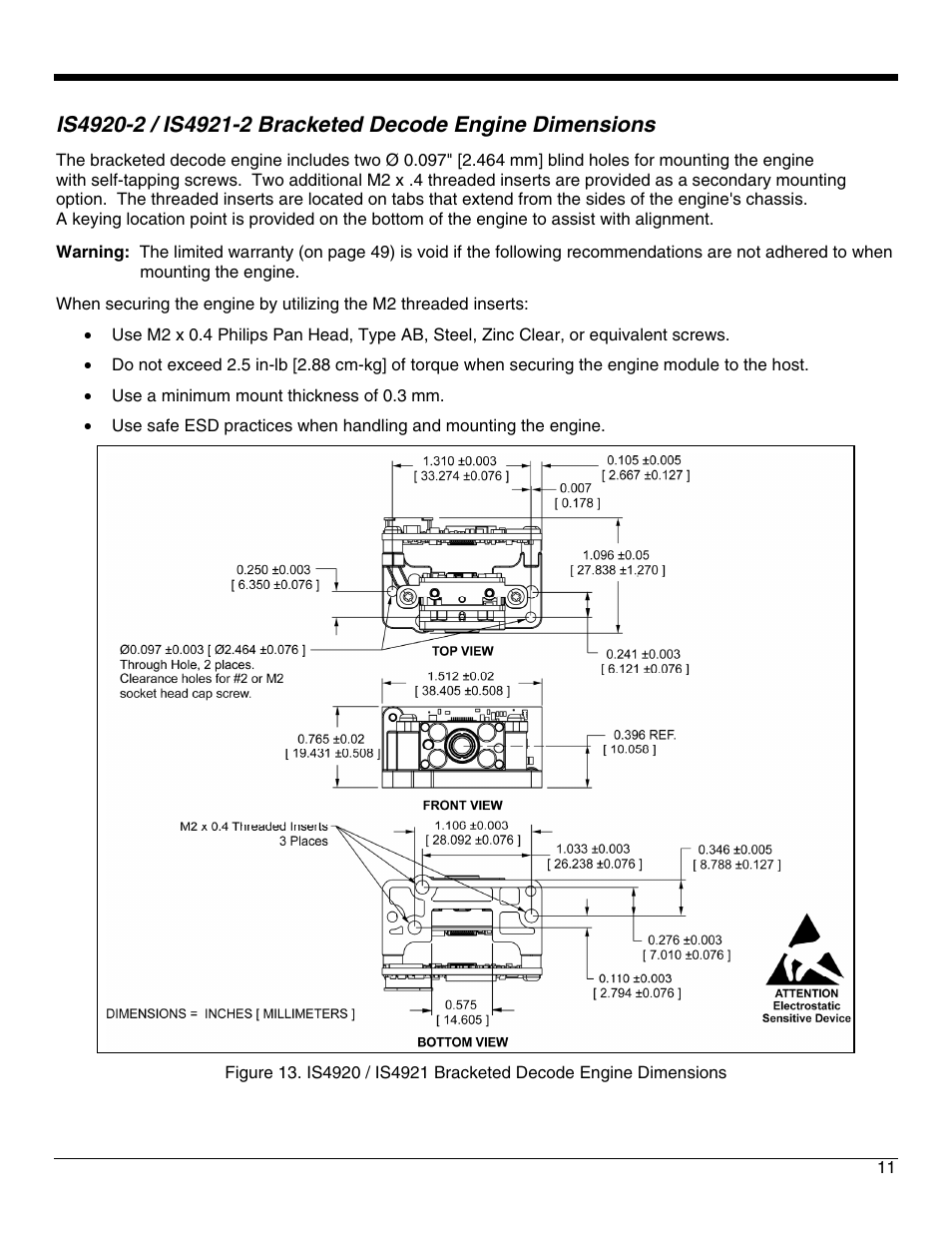 Metrologic Instruments IS4921 User Manual | Page 17 / 61