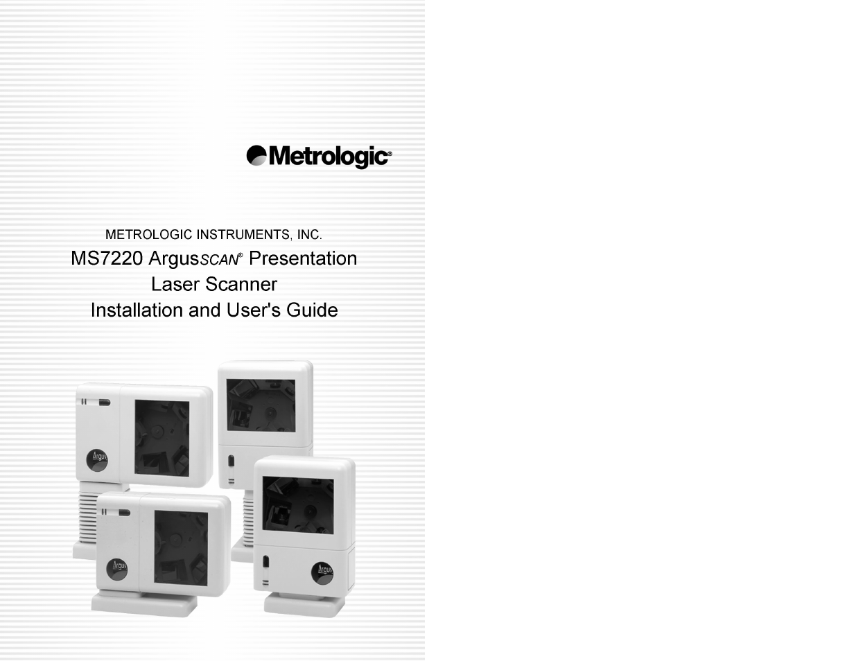 Metrologic Instruments Laser Scanner User Manual | 56 pages